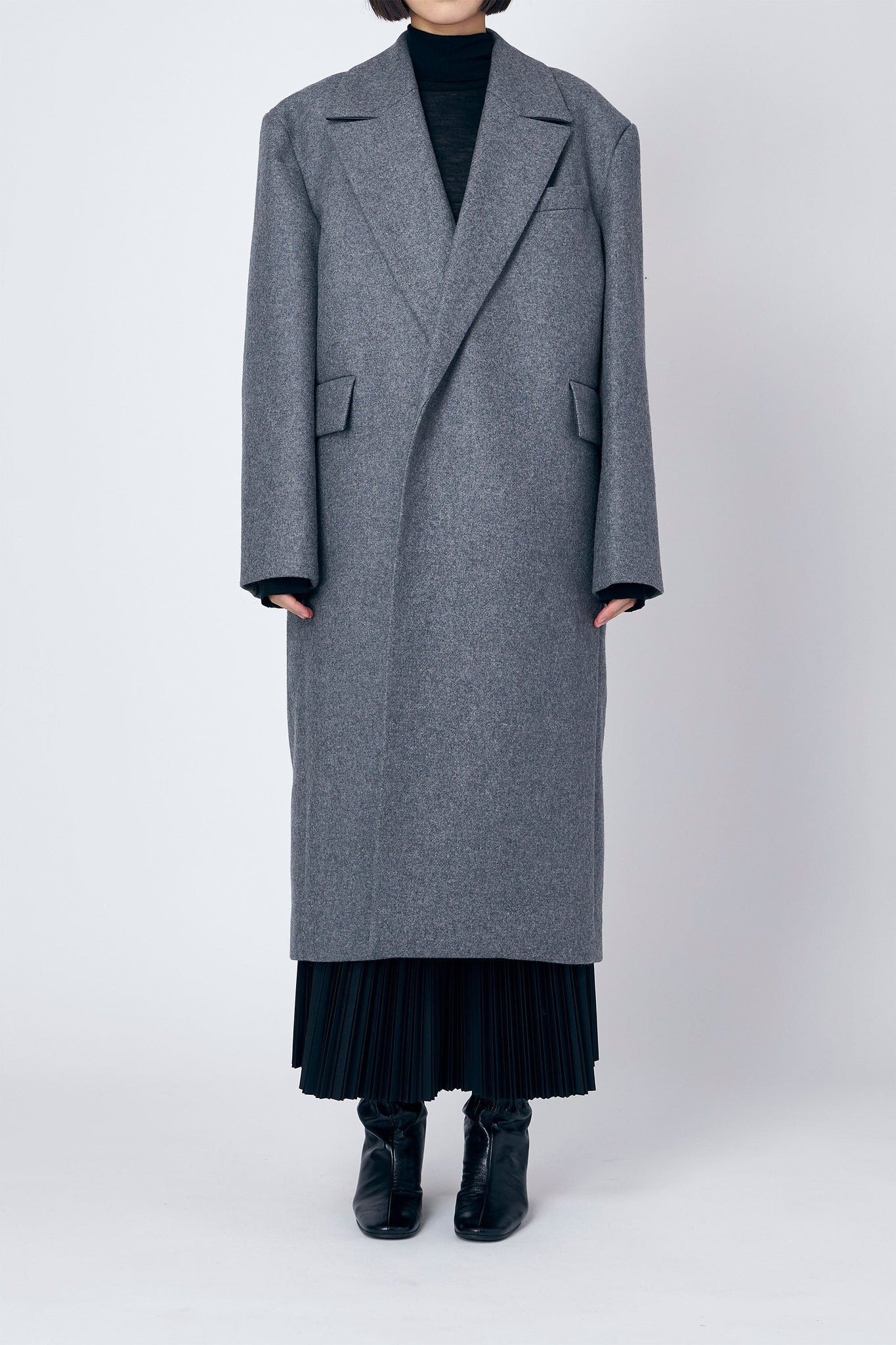 MELTON CHESTER COAT – ATELIERMO