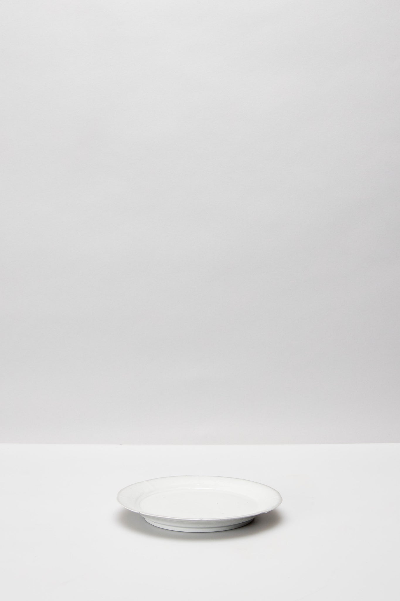 馬場 光二郎｜白磁草花型打 6寸輪花皿 I FLOWER RINKA PLATE M