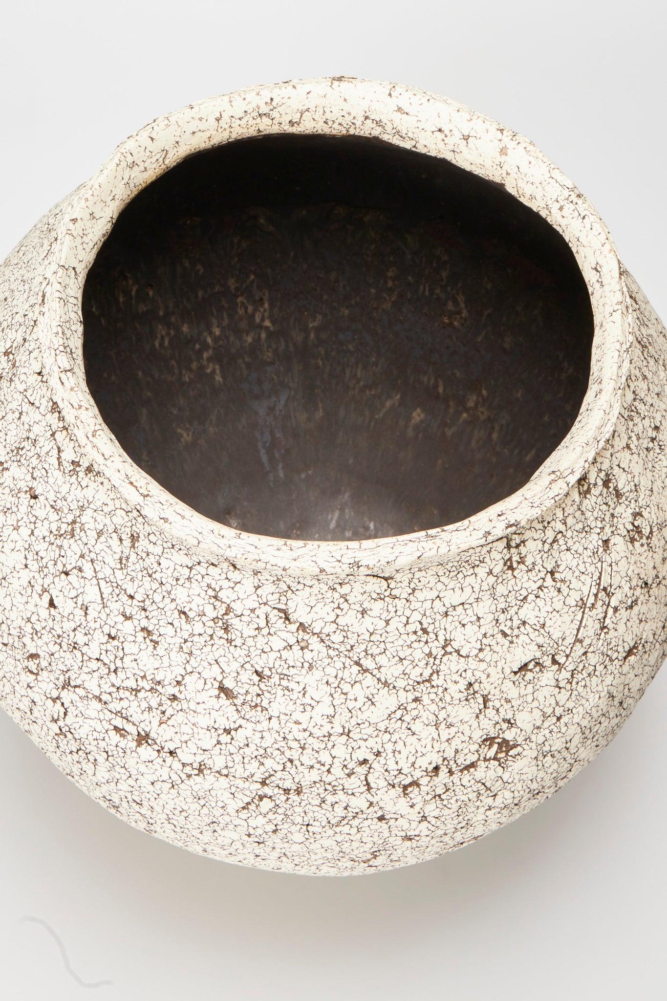 中根 楽｜罅化粧壺 大