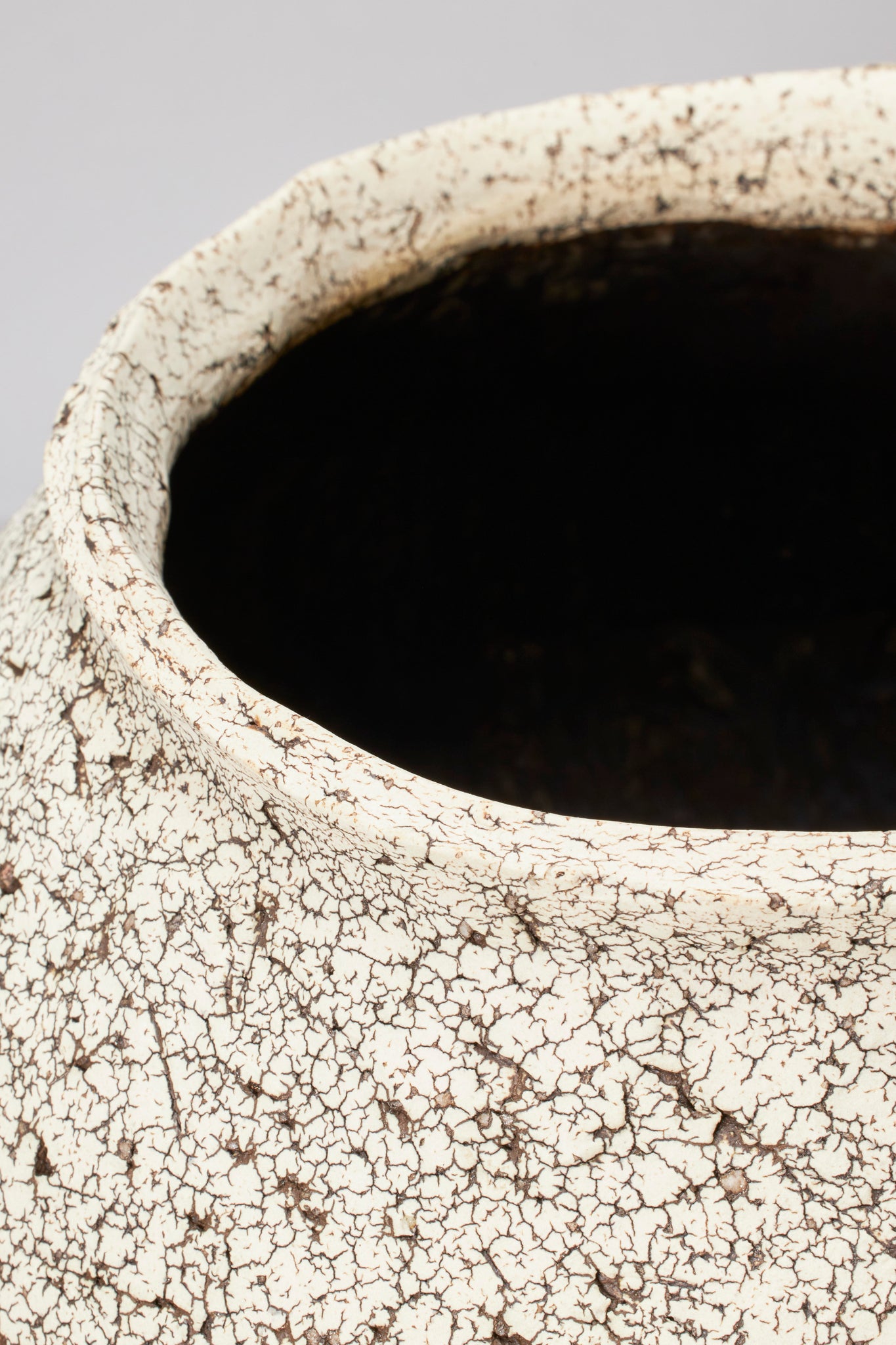 中根 楽｜罅化粧壺 大