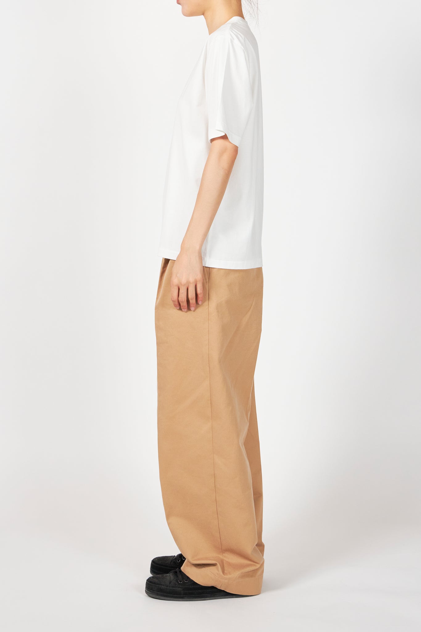 HIGH TWIST COTTON JERSEY TEE