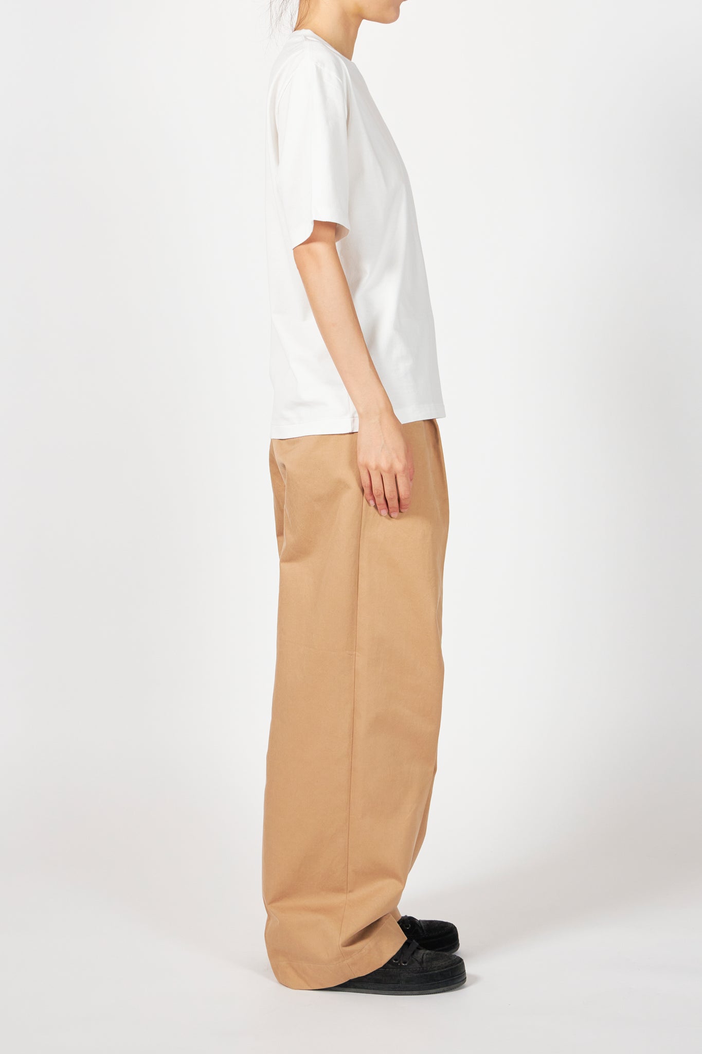 HIGH TWIST COTTON JERSEY TEE