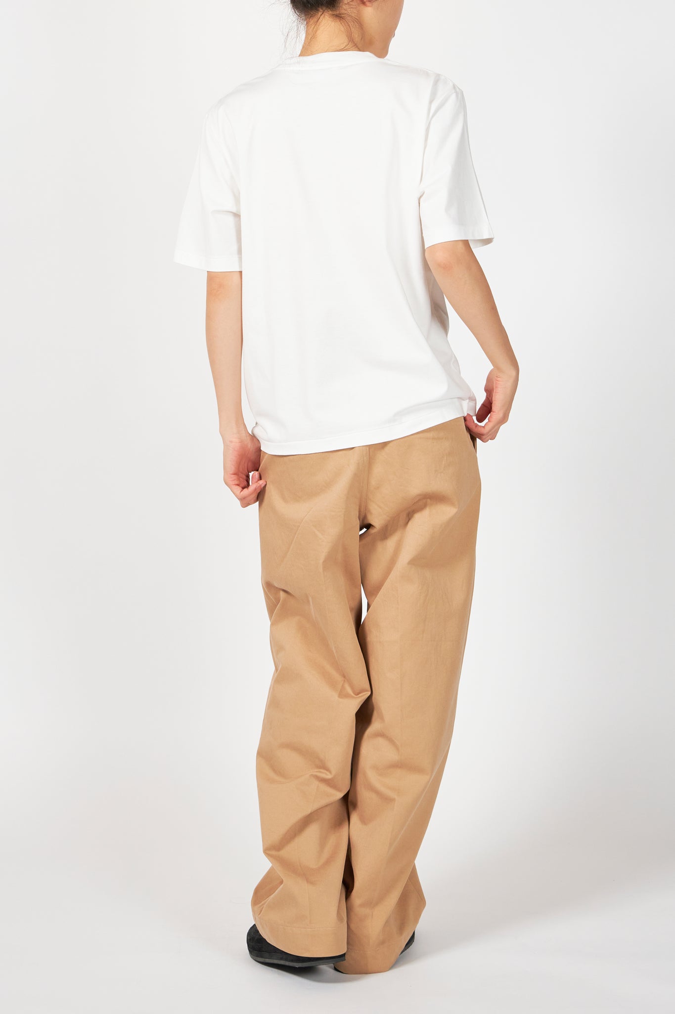 HIGH TWIST COTTON JERSEY TEE