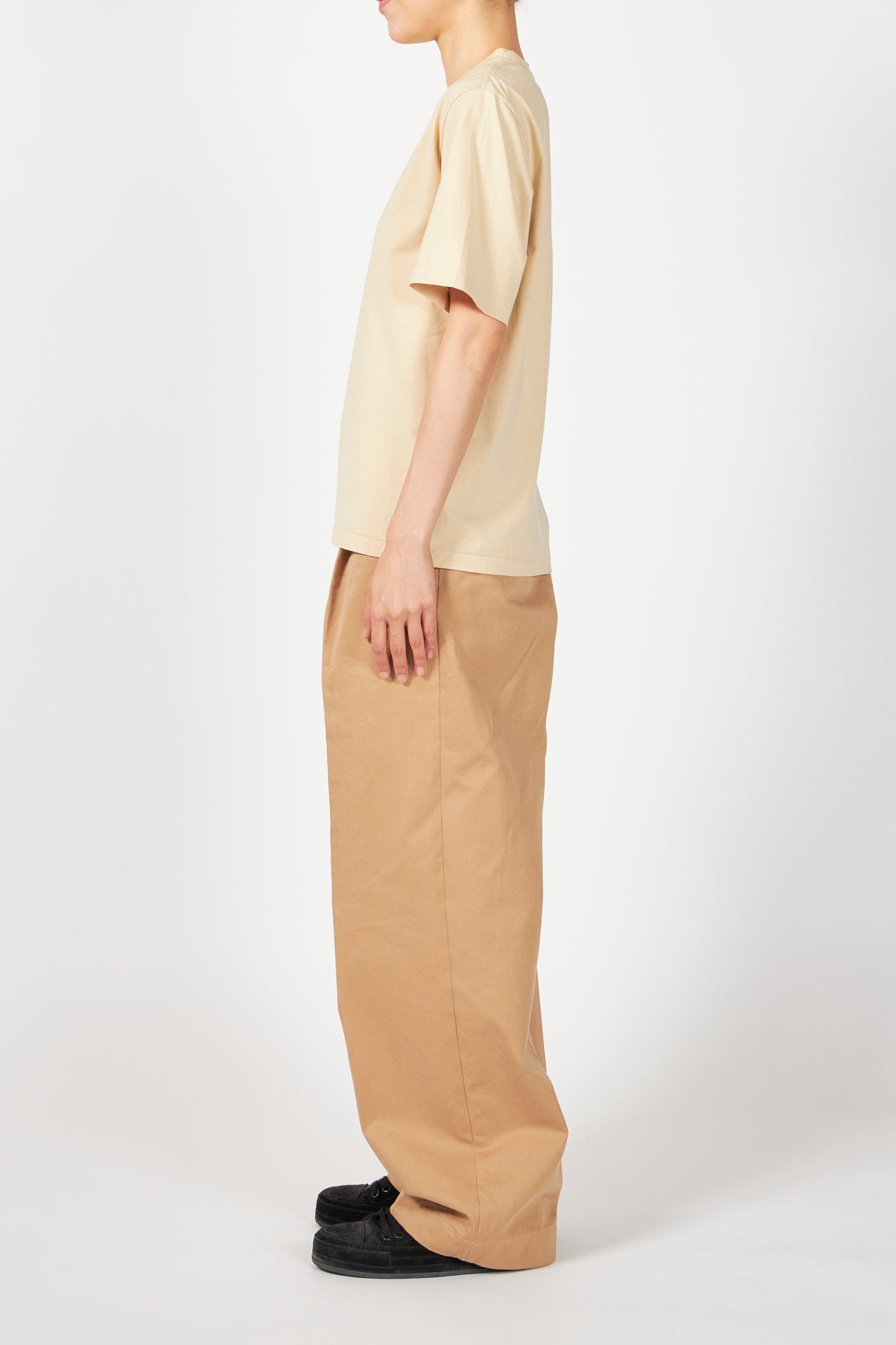 HIGH TWIST COTTON JERSEY TEE