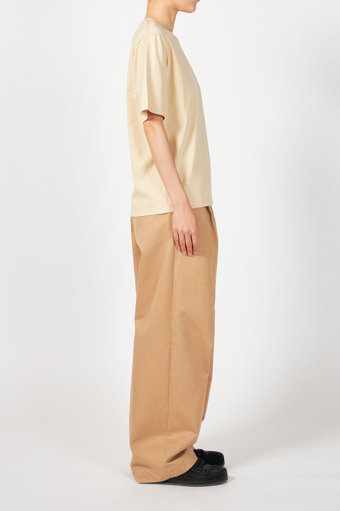 HIGH TWIST COTTON JERSEY TEE