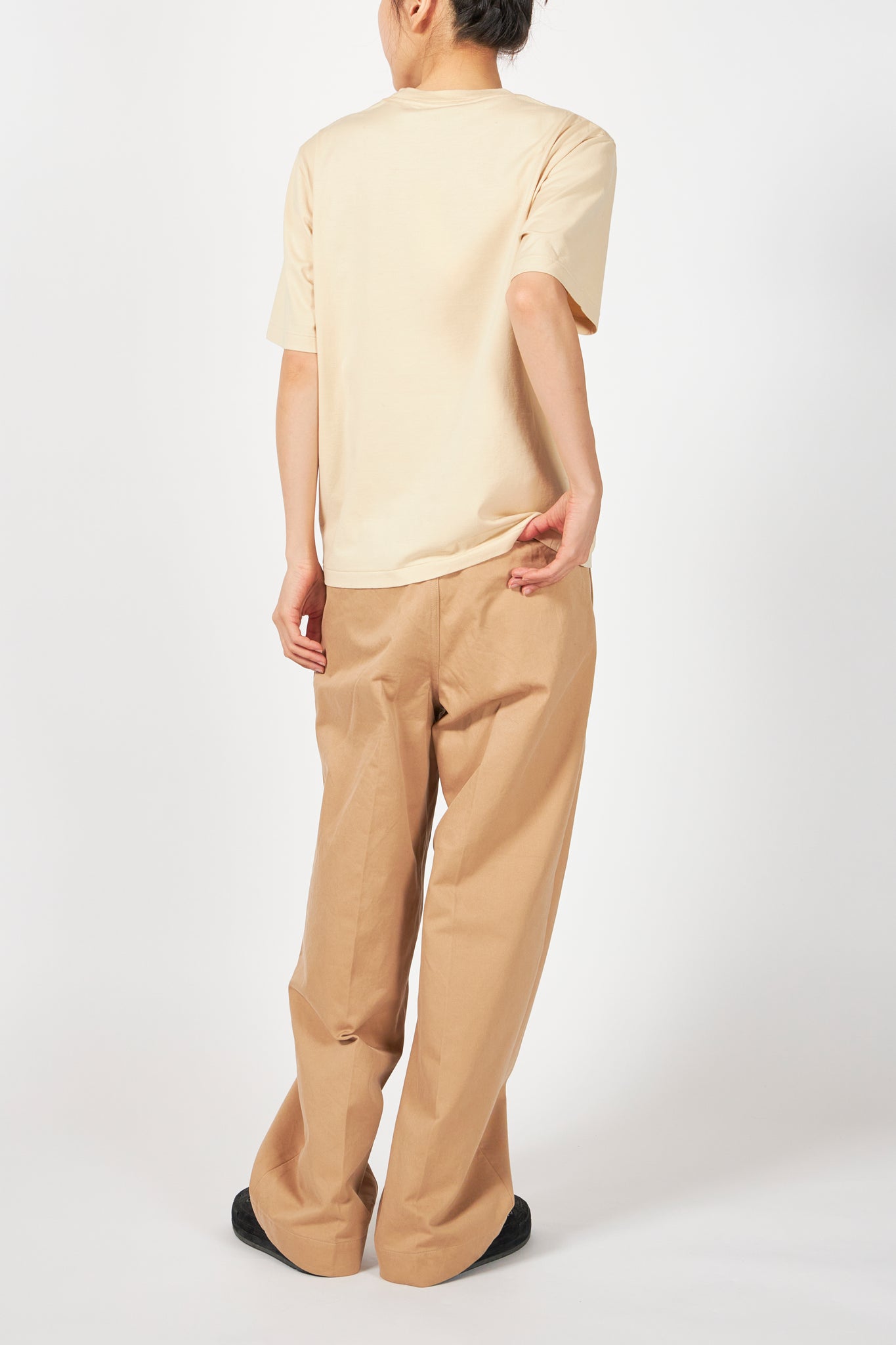 HIGH TWIST COTTON JERSEY TEE