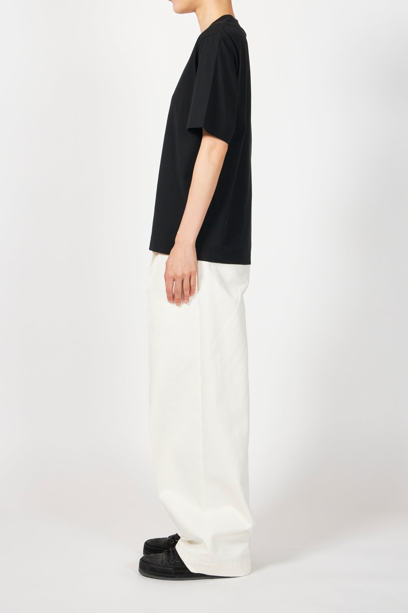 HIGH TWIST COTTON JERSEY TEE