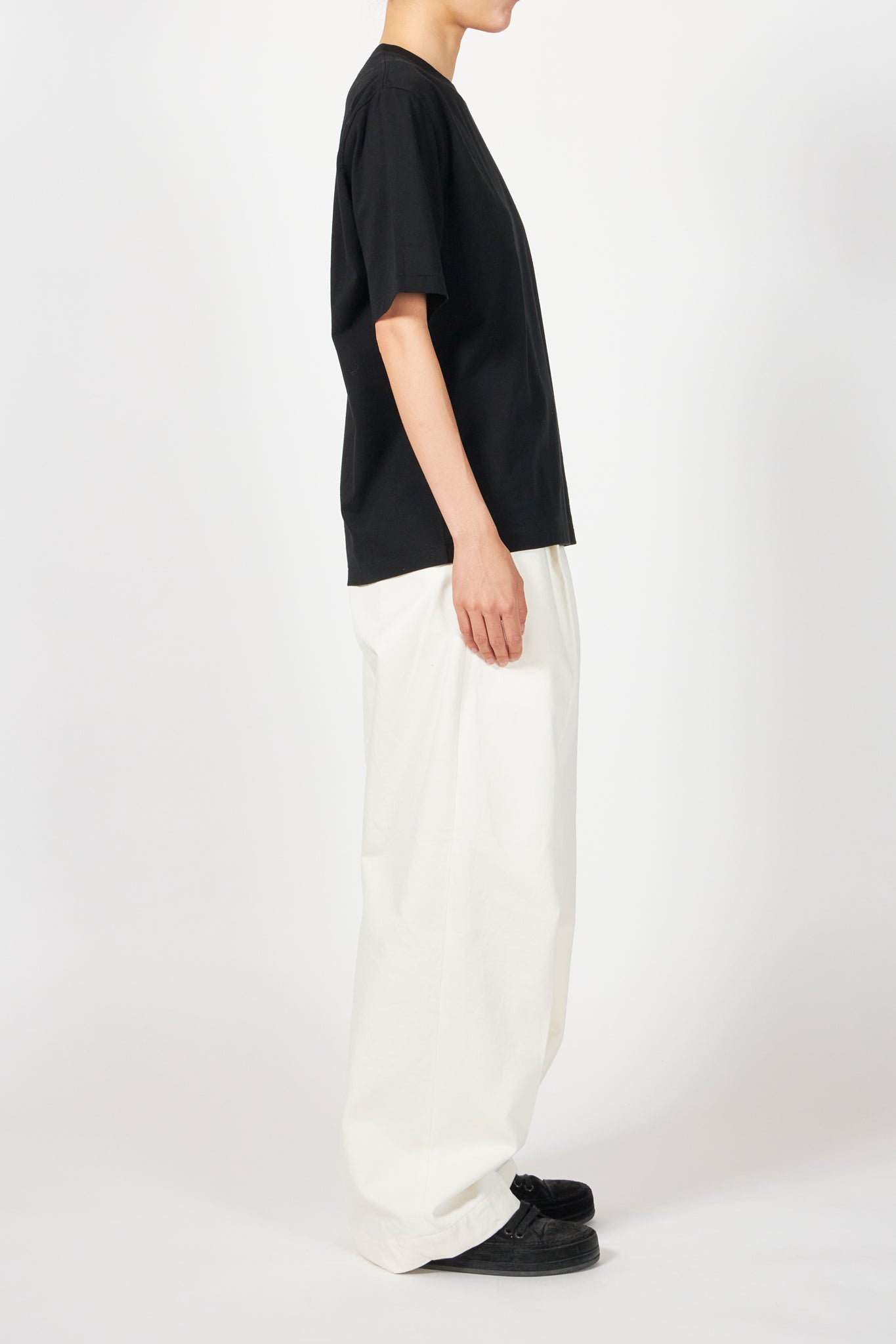 HIGH TWIST COTTON JERSEY TEE