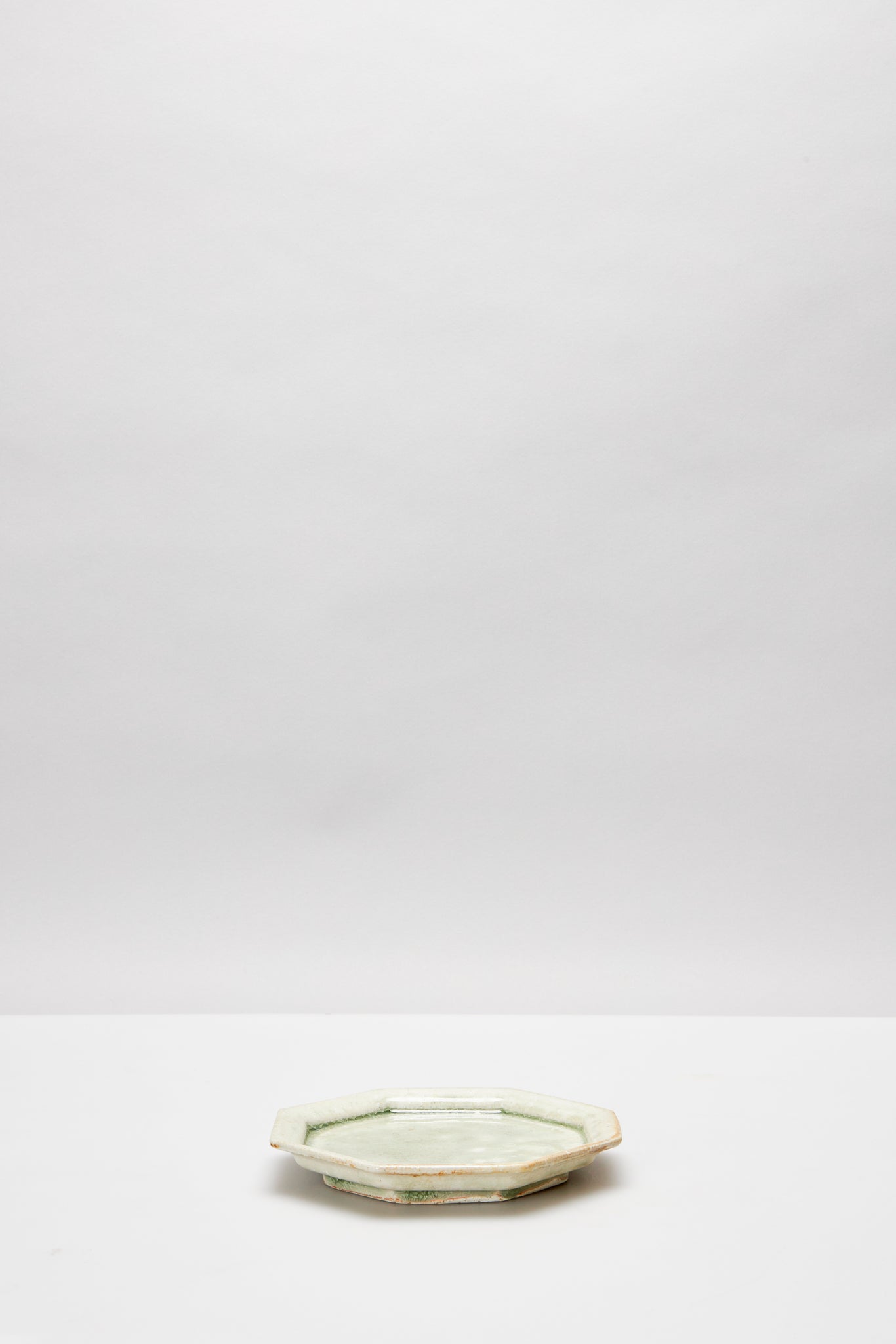 境 道一｜ミモザ灰釉 八角皿｜MIMOSA OCTAGONAL PLATE