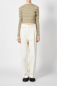 AURALEE CASHMERE SILK KNIT BOAT NECK P/O AURALEE SUPER FINE