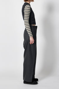 HIGH TWIST WOOL KNIT VEST – ATELIERMO