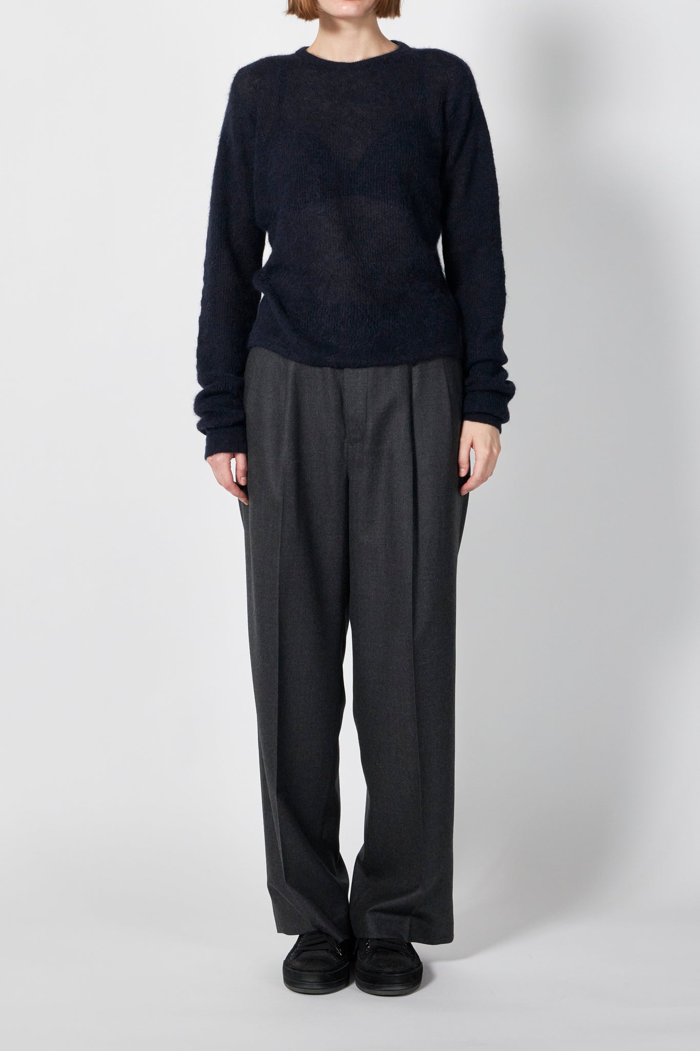 BABY SURI ALPACA SHEER KNIT P/O