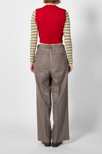 HIGH TWIST WOOL KNIT VEST – ATELIERMO