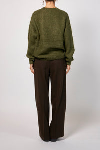 BRUSHED SUPER KID MOHAIR KNIT P/O – ATELIERMO