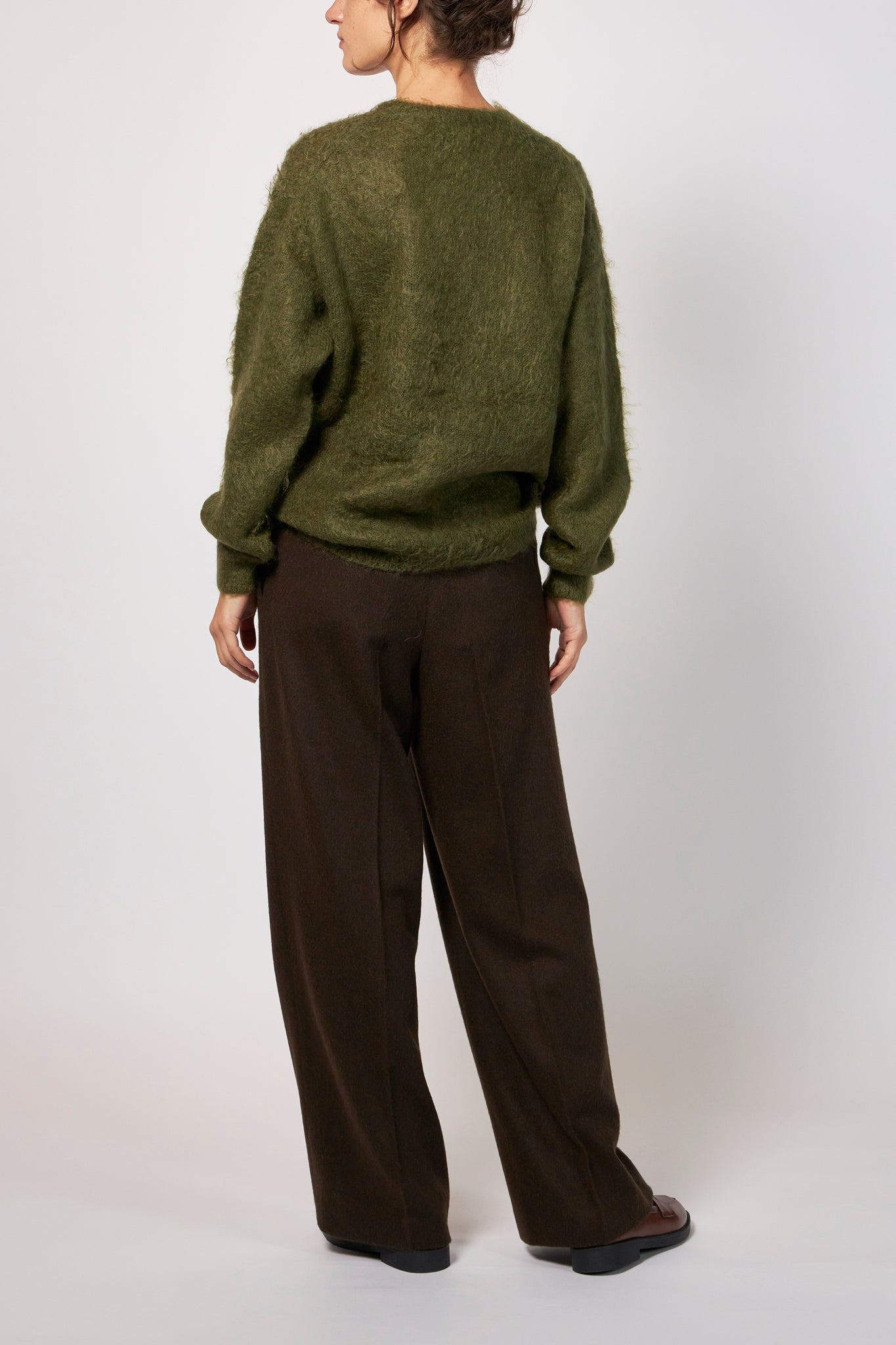 BRUSHED SUPER KID MOHAIR KNIT P/O – ATELIERMO