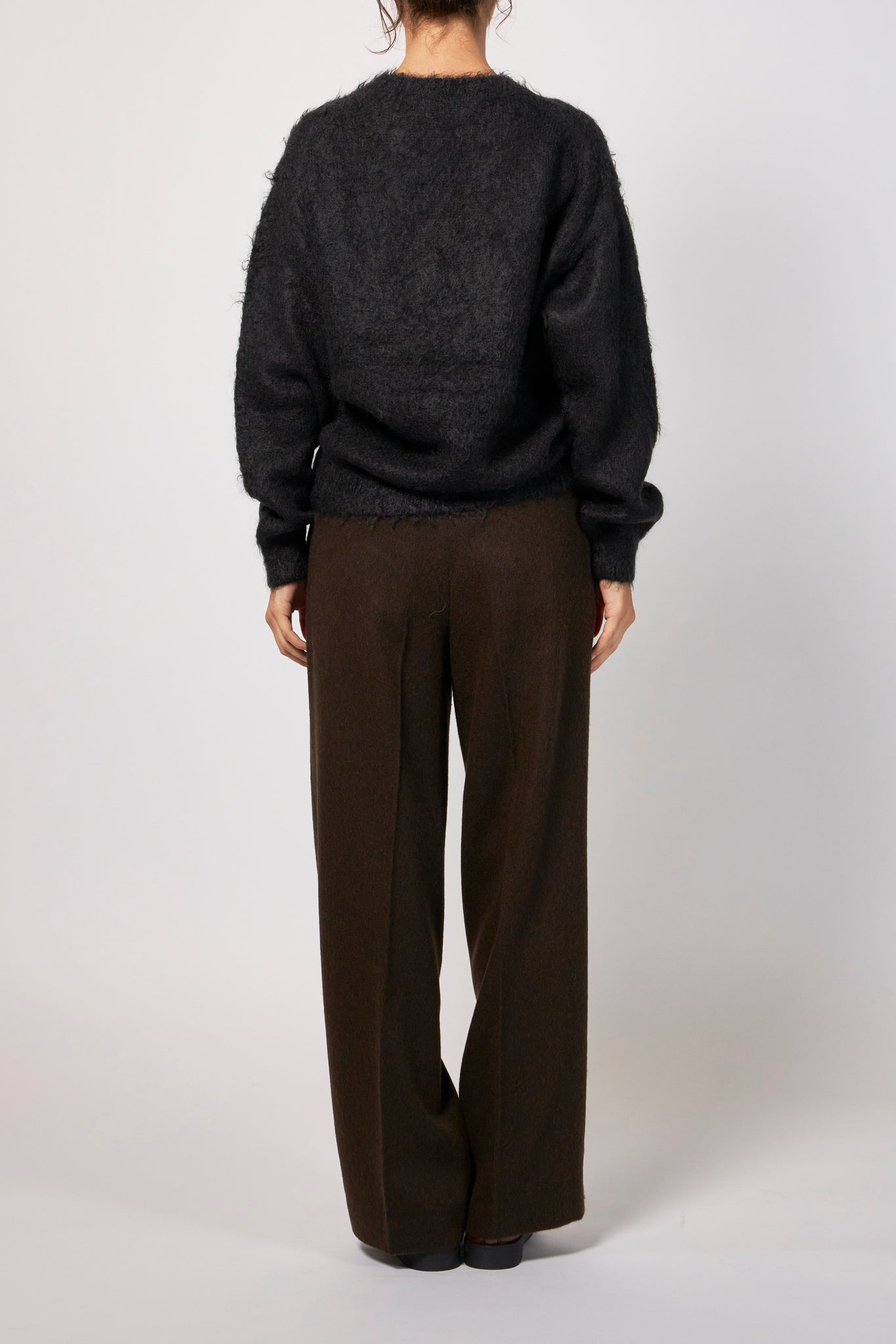 BRUSHED SUPER KID MOHAIR KNIT P/O – ATELIERMO