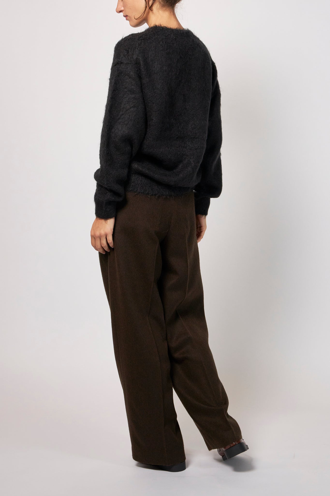 BRUSHED SUPER KID MOHAIR KNIT P/O – ATELIERMO