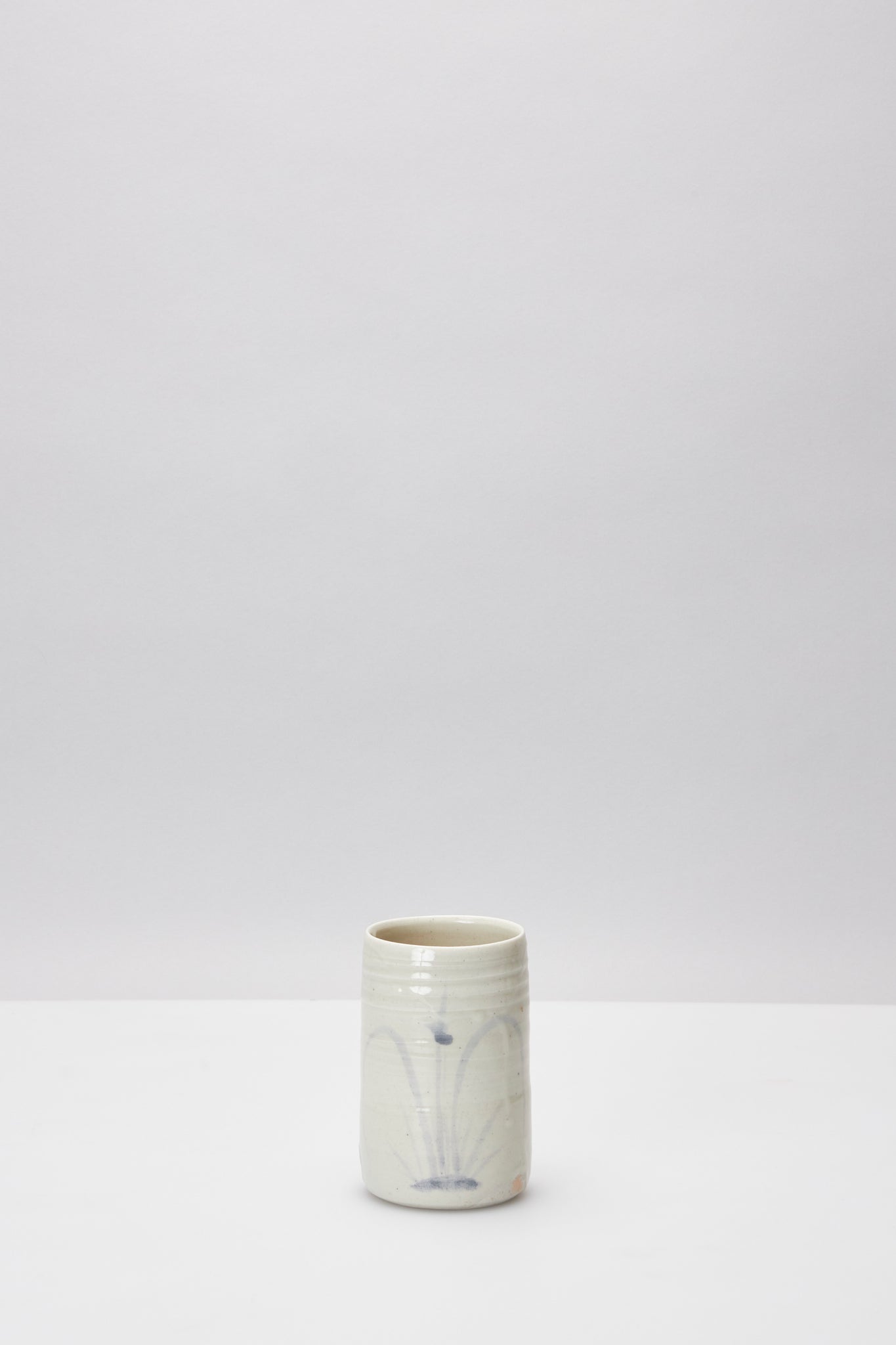 馬場 光二郎｜青花蘭コップ｜BLUE AND WHITE ORCHID CUP