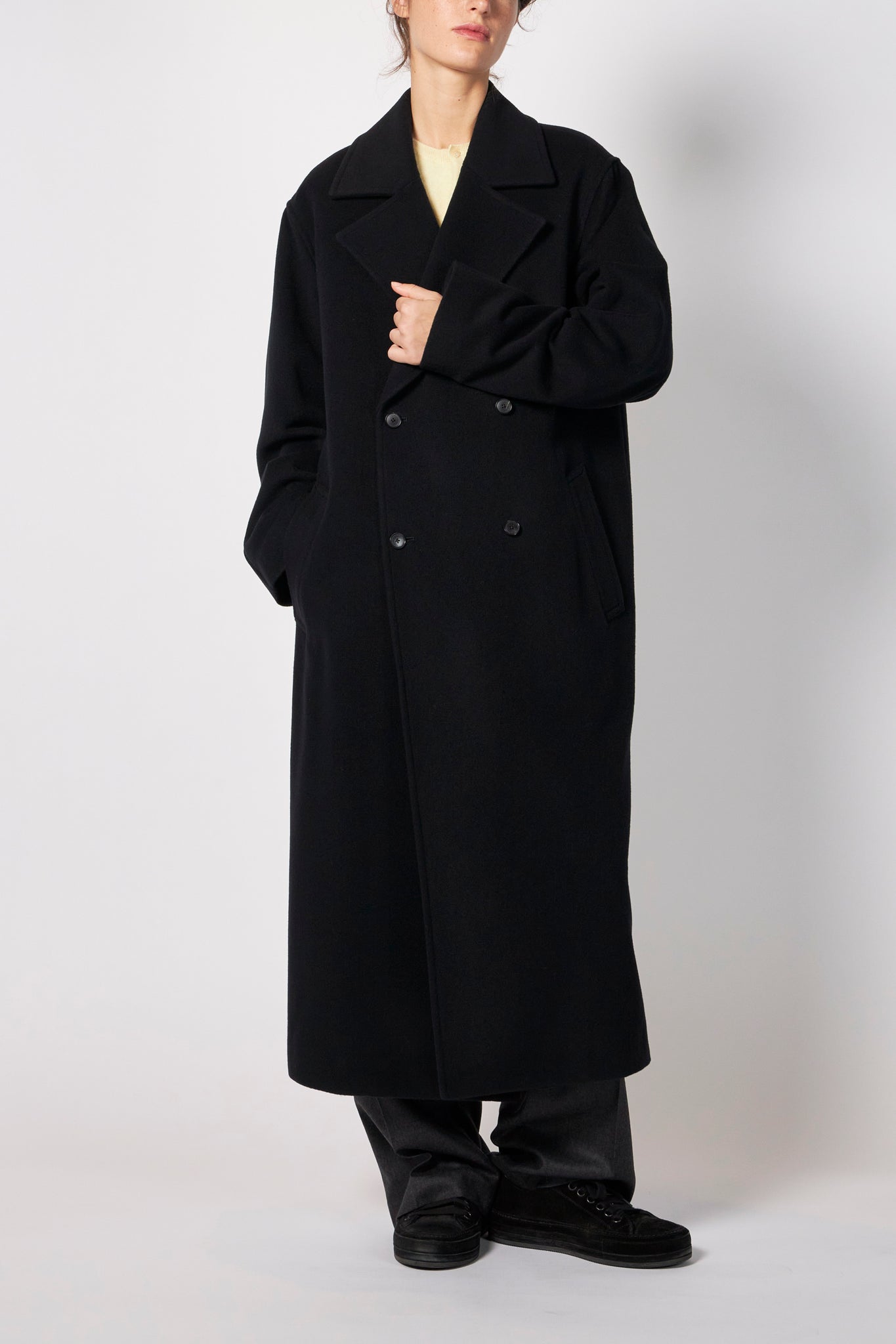 SUPER FINE WOOL MOSSER CHESTERFIELD COAT