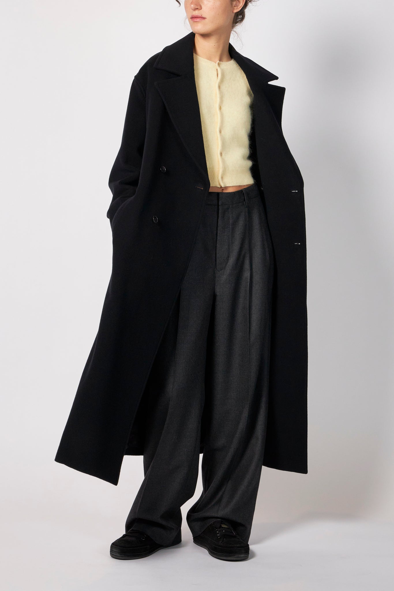 SUPER FINE WOOL MOSSER CHESTERFIELD COAT