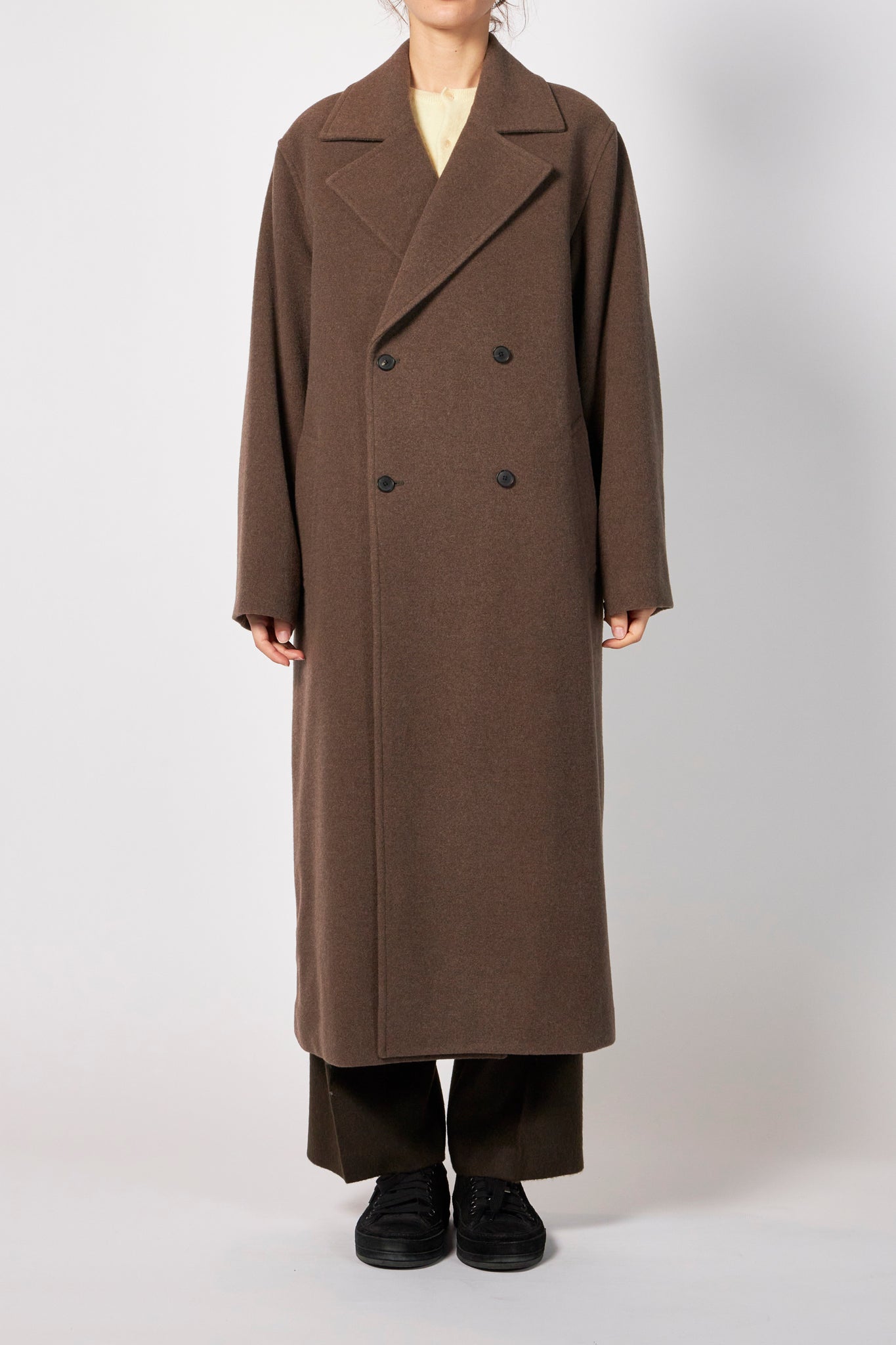 SUPER FINE WOOL MOSSER CHESTERFIELD COAT