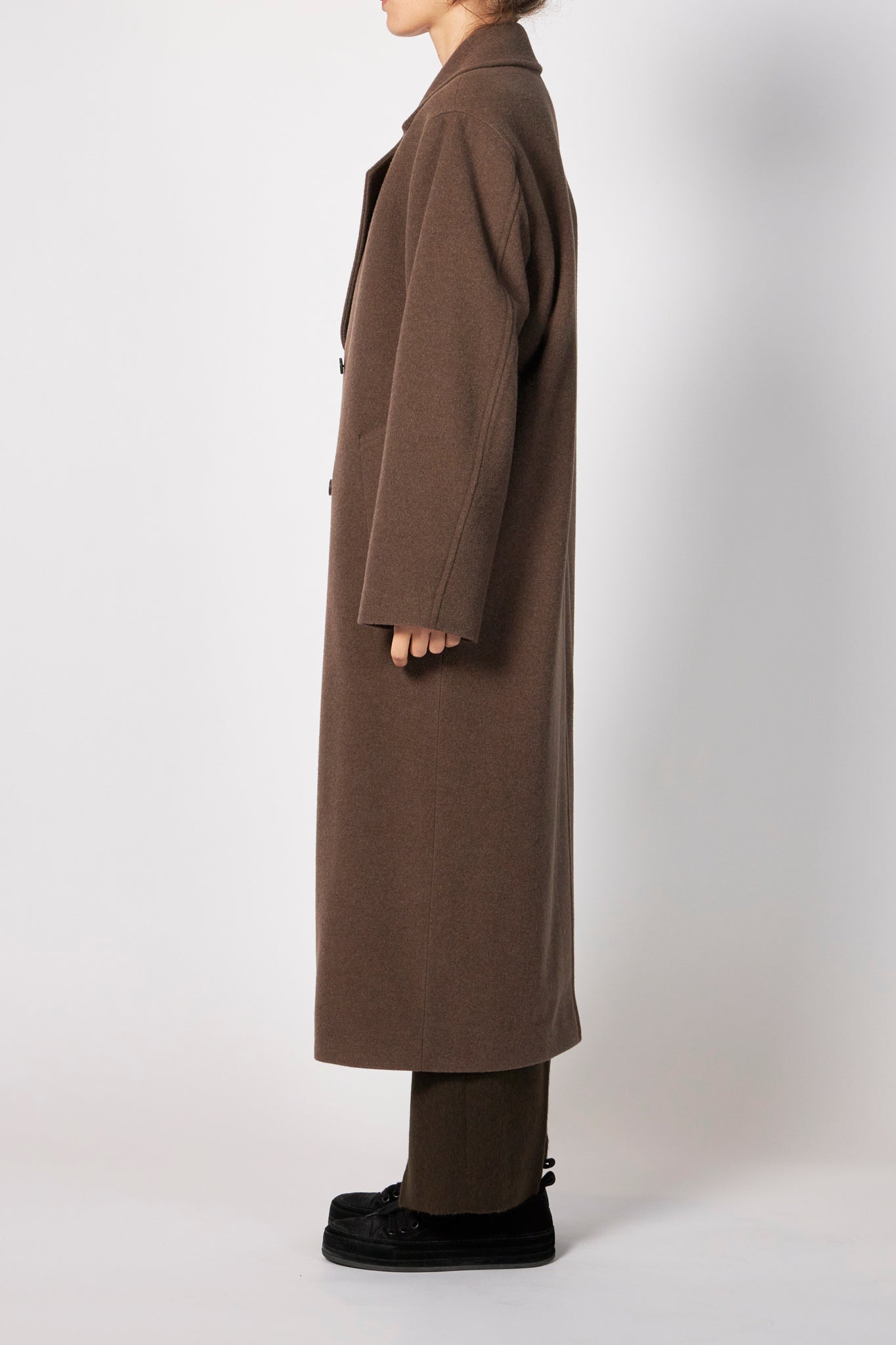 SUPER FINE WOOL MOSSER CHESTERFIELD COAT