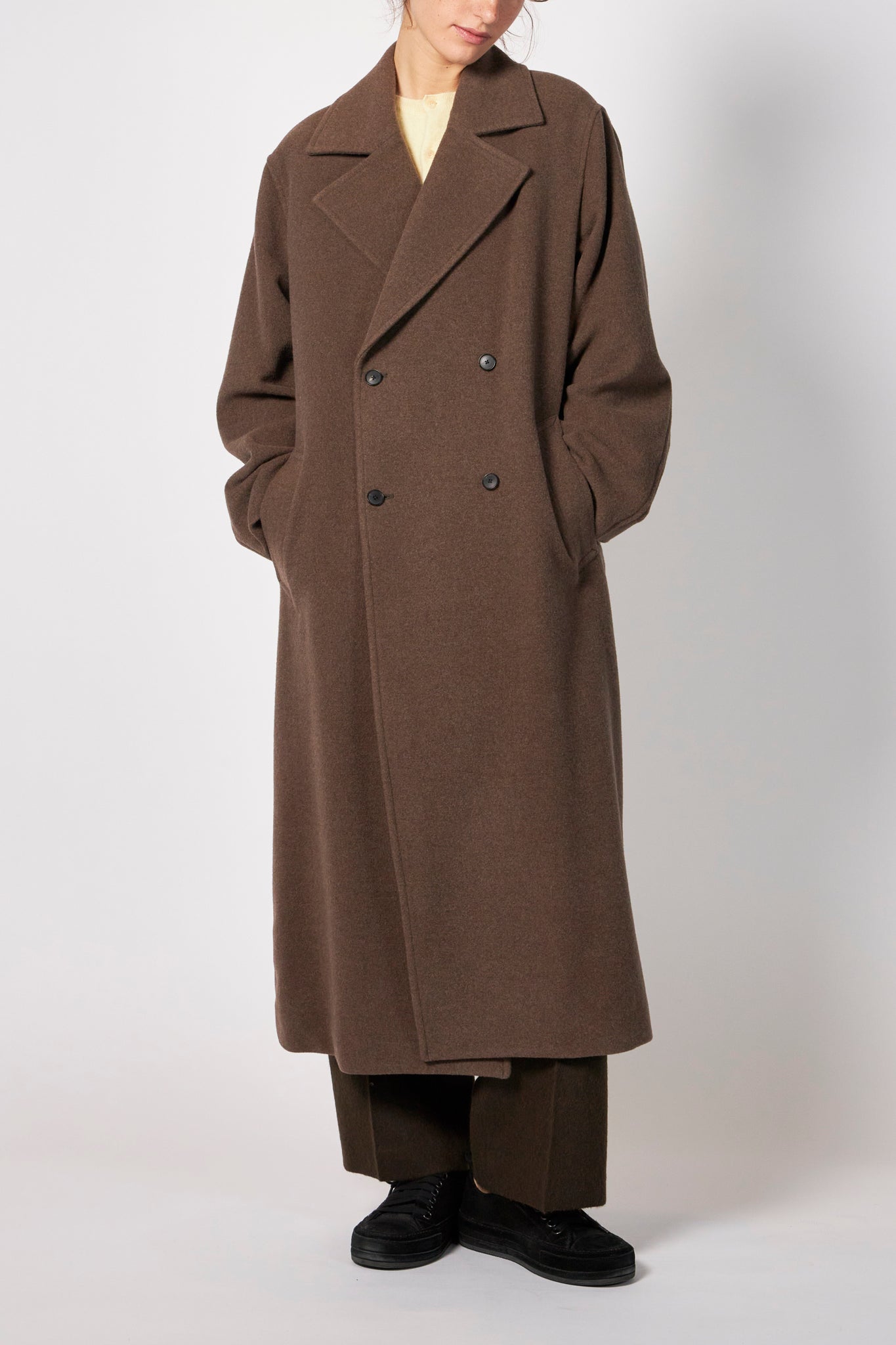 SUPER FINE WOOL MOSSER CHESTERFIELD COAT