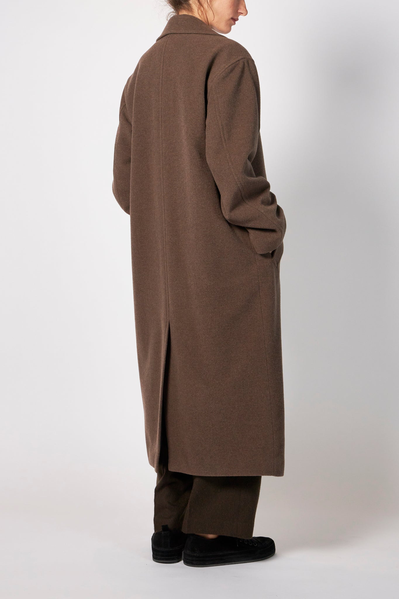 SUPER FINE WOOL MOSSER CHESTERFIELD COAT