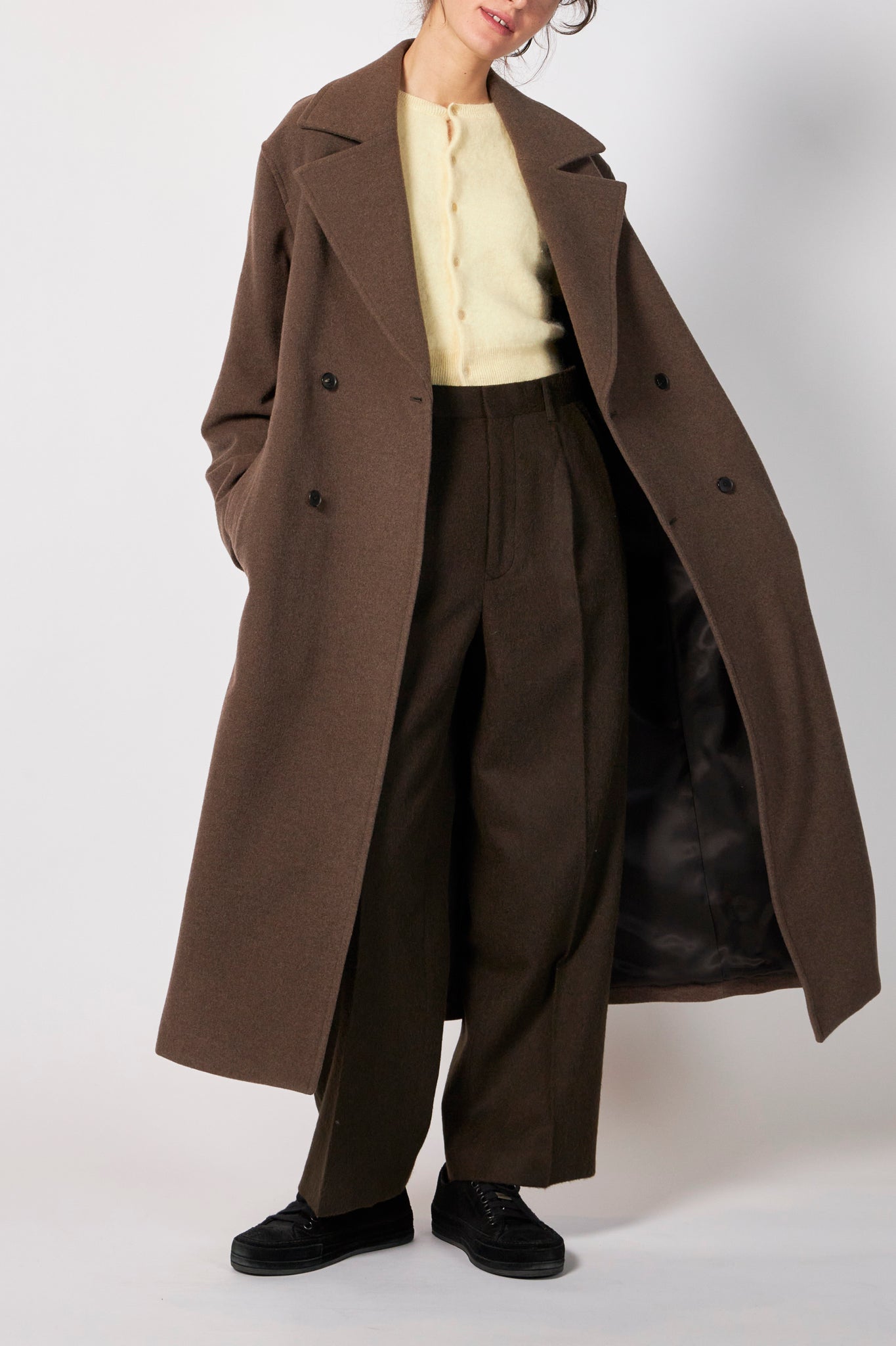 SUPER FINE WOOL MOSSER CHESTERFIELD COAT