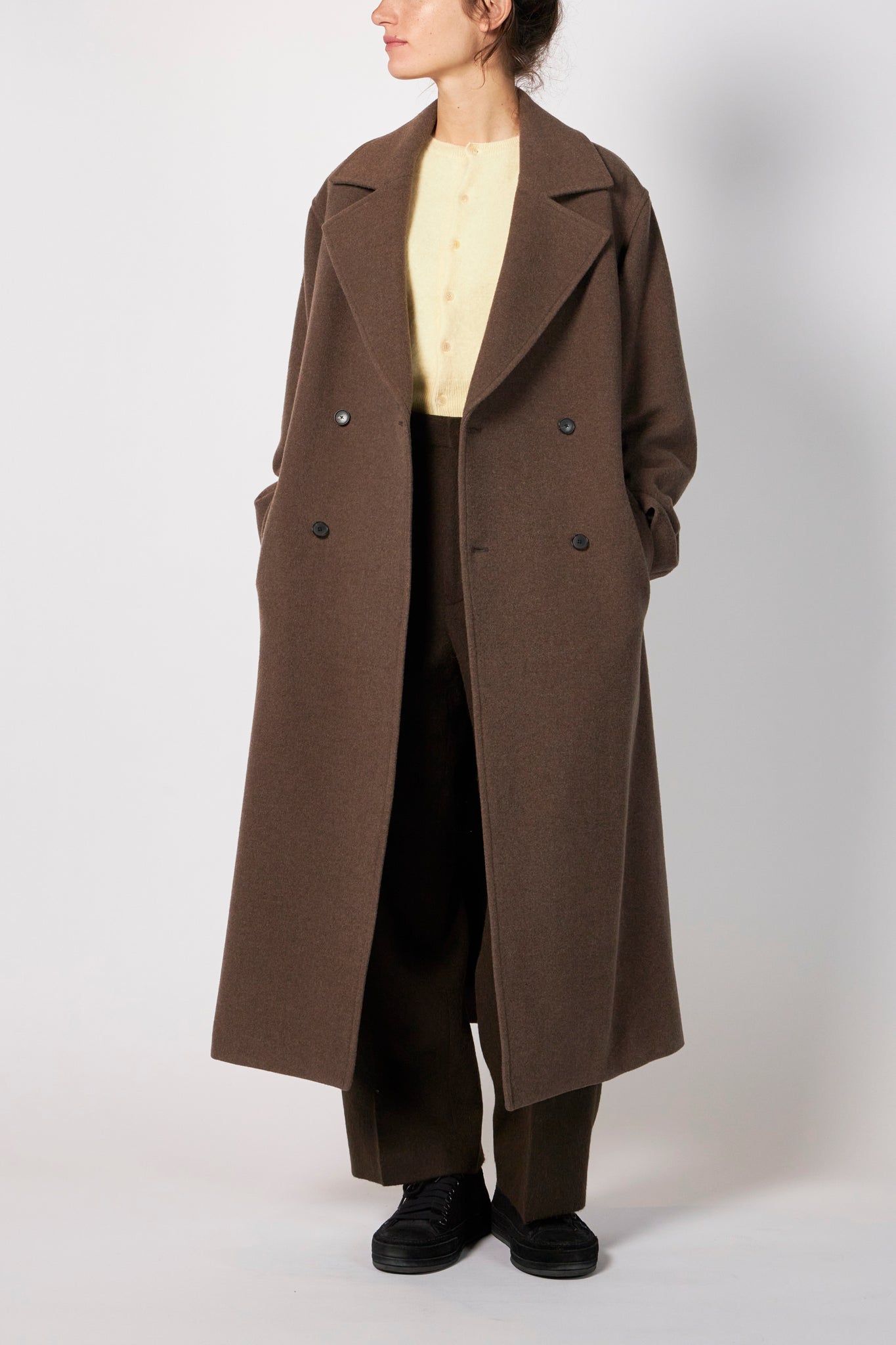 SUPER FINE WOOL MOSSER CHESTERFIELD COAT