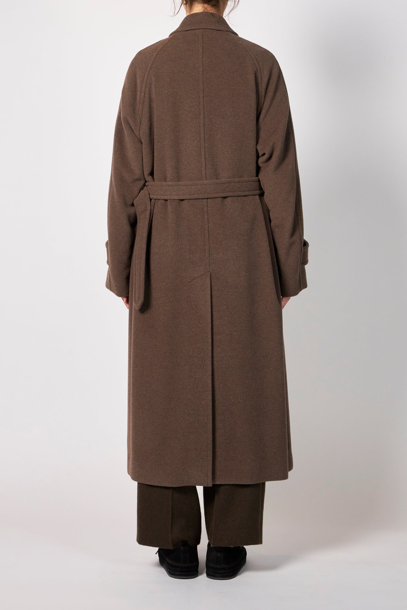 SUPER FINE WOOL MOSSER SOUTIEN COLLAR COAT – ATELIERMO
