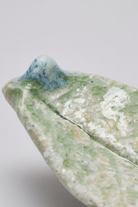 辻村 唯｜NATURAL ASH GLAZE HOBA LEAF SMALL PLATE – ATELIERMO