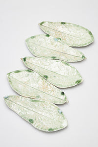 辻村 唯｜NATURAL ASH GLAZE HOBA LEAF SMALL PLATE – ATELIERMO