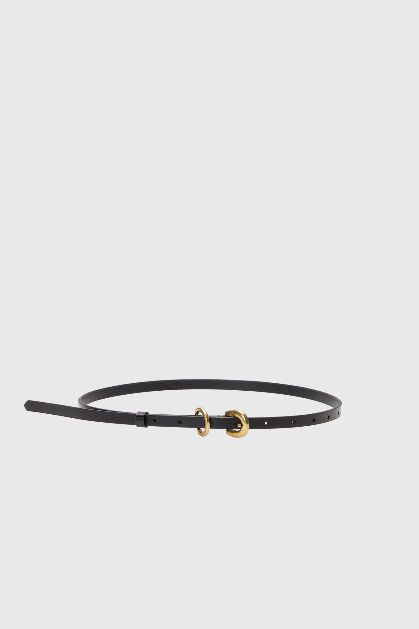 LEATHER NARROW BELT – ATELIERMO