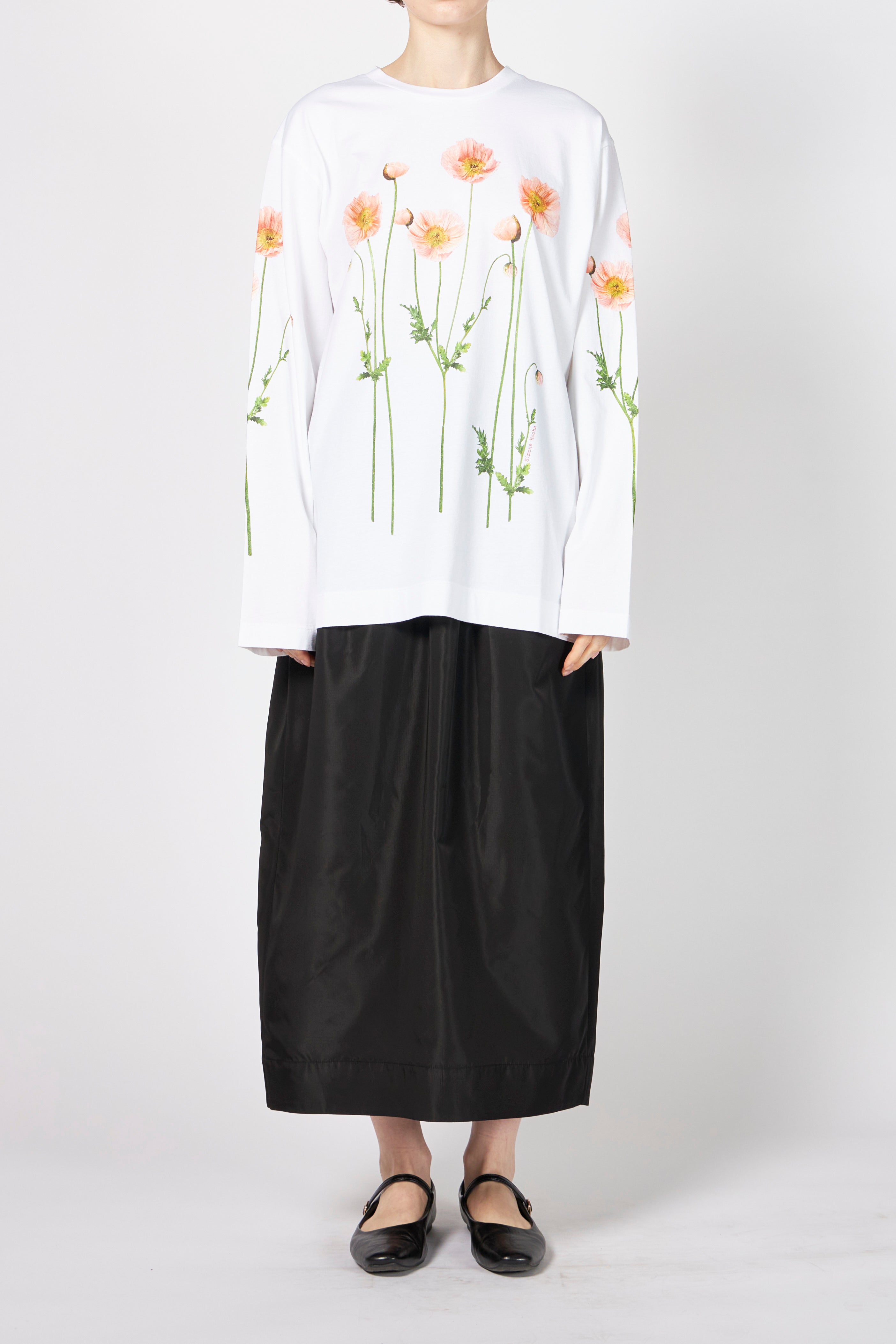 RASTERISED PRESSED ROSETTE PRINT T-SHIRT – ATELIERMO