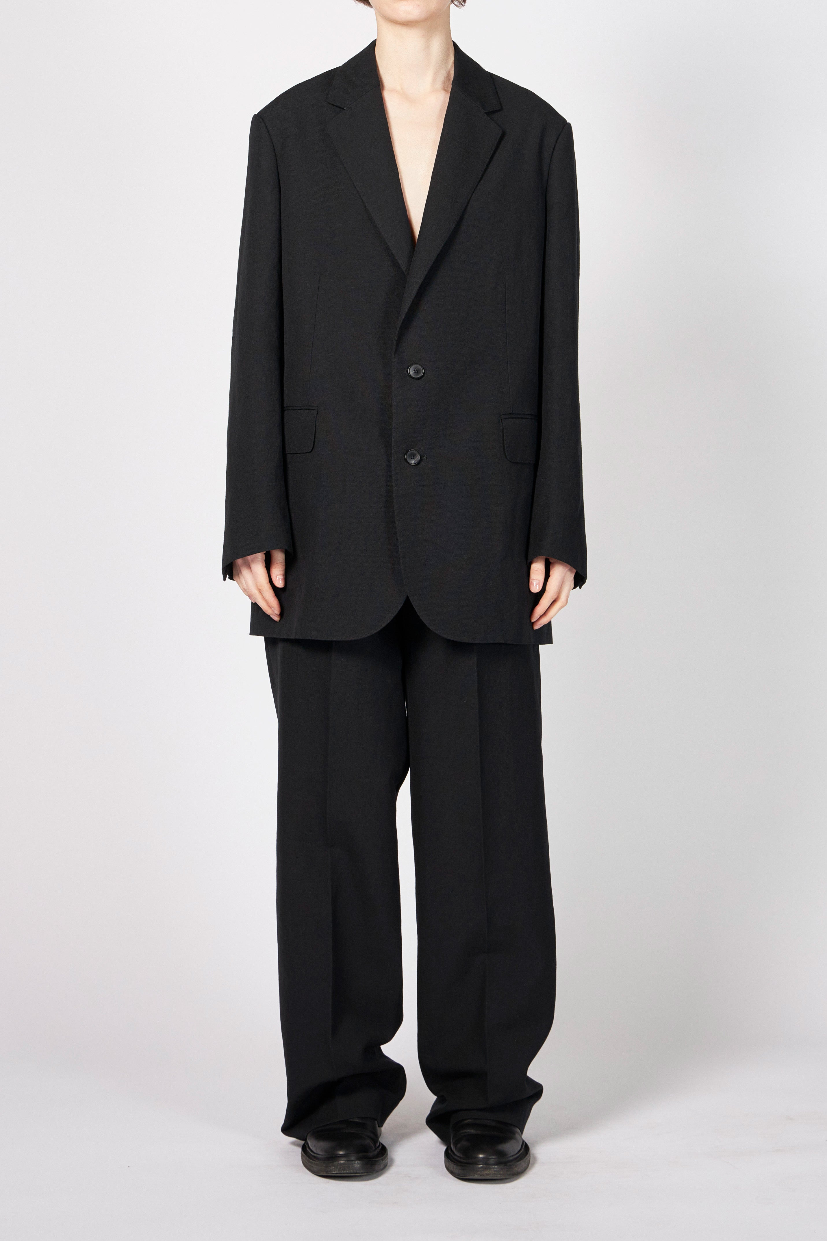 LAMA SHETLAND WOOL TWEED CHESTERFIELD COAT – ATELIERMO