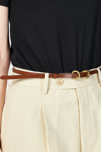 LEATHER NARROW BELT – ATELIERMO