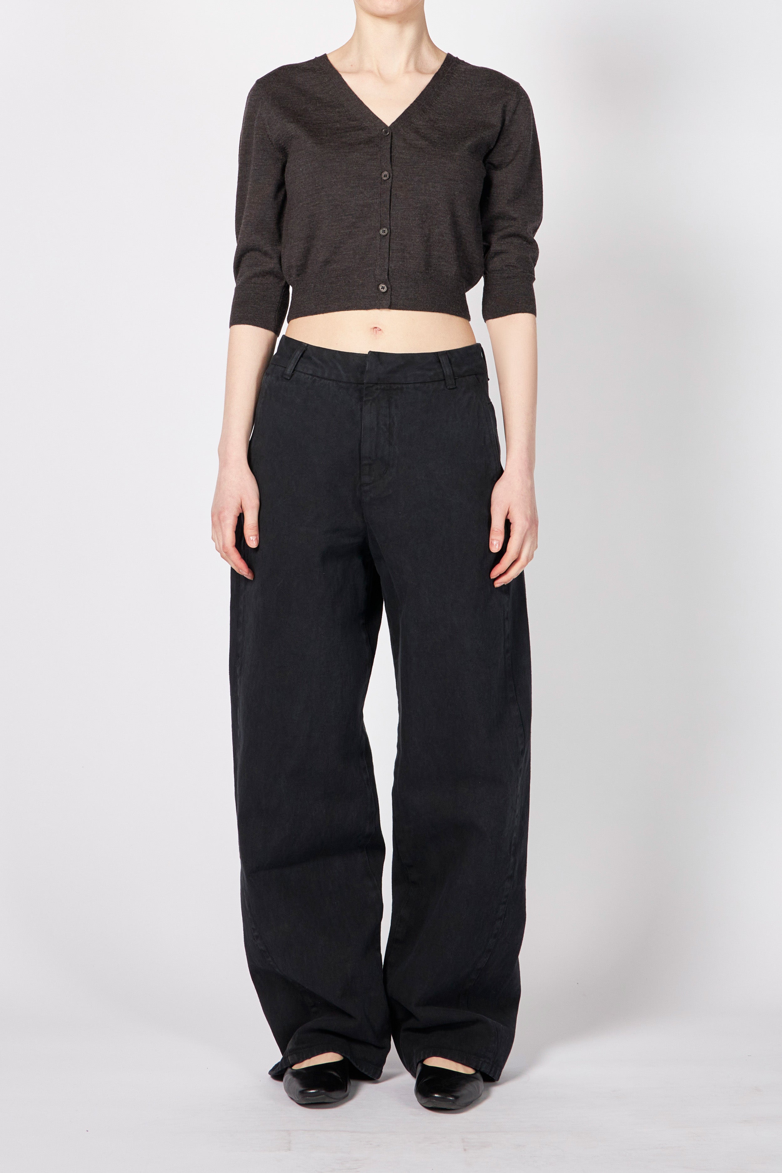KNOTTED COLLAR TOP – ATELIERMO