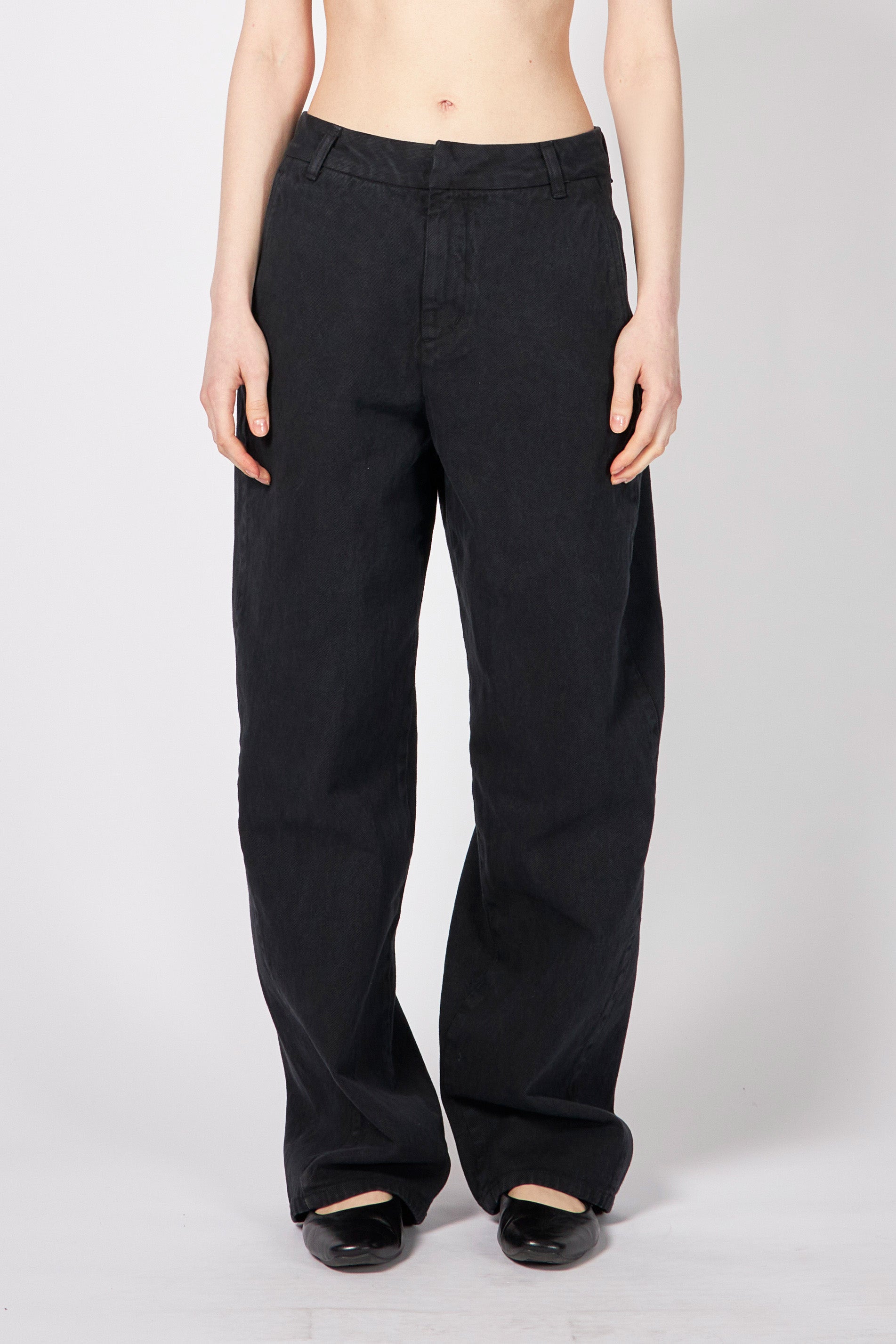 GARMENT-DYED FINX SHUTTLE WEATHER DRAWSTRING PANTS – ATELIERMO