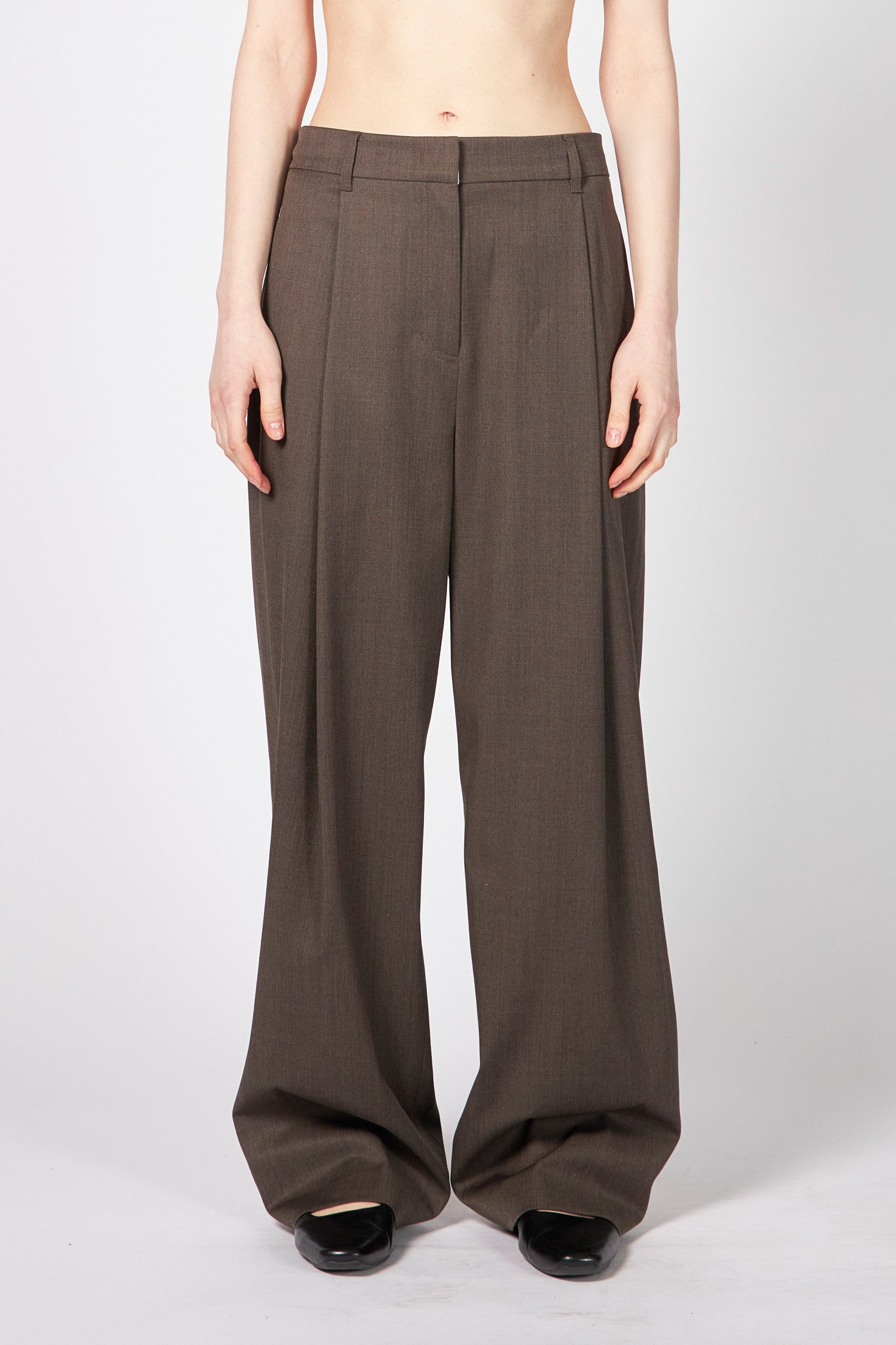 TWISTED BELTED PANTS – ATELIERMO
