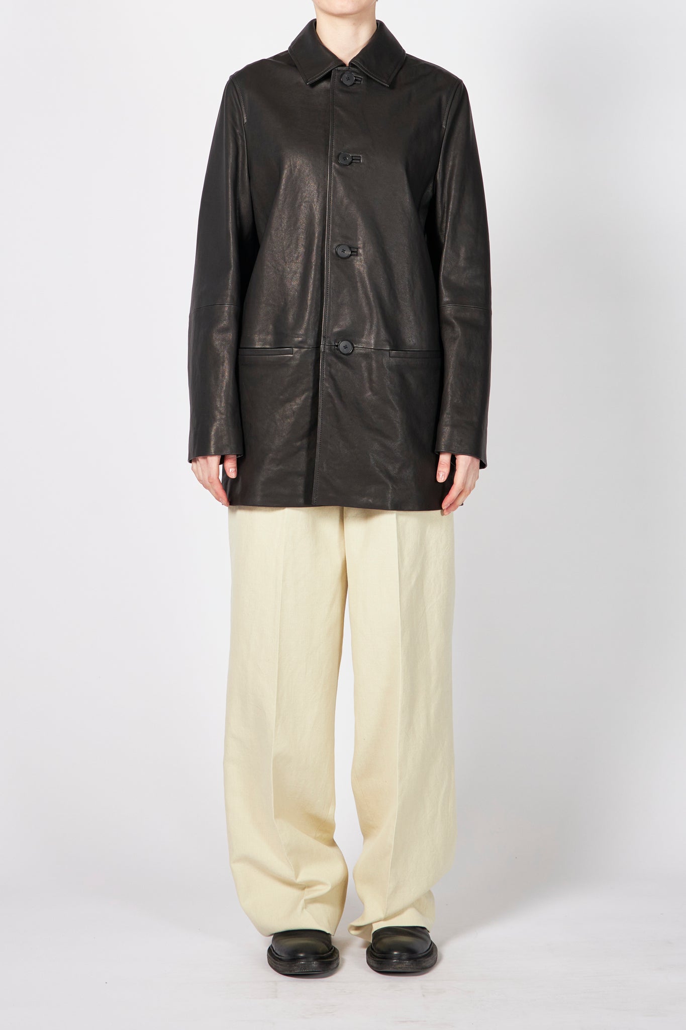 TEXTURED LAMB LEATHER BLOUSON – ATELIERMO