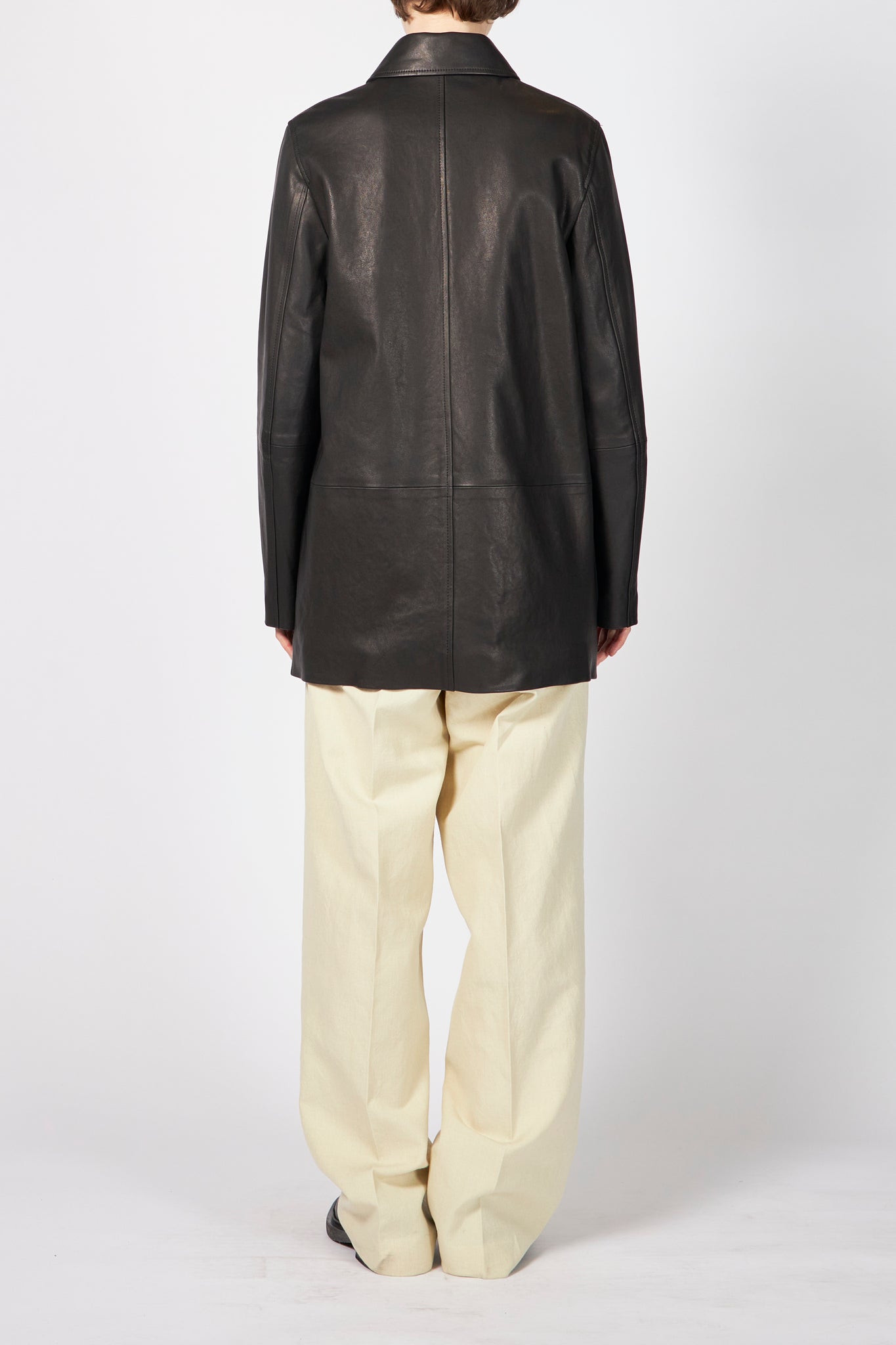 TEXTURED LAMB LEATHER BLOUSON – ATELIERMO