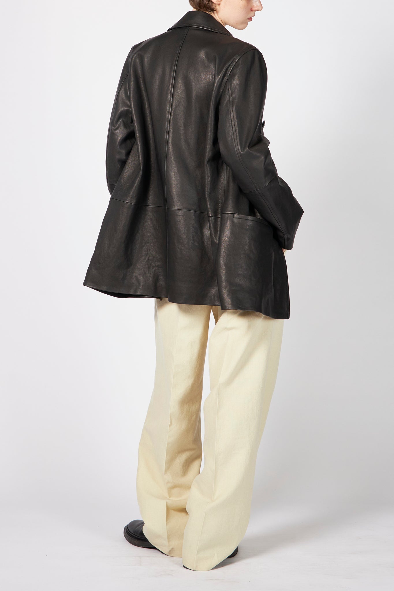 【デュオ】TEXTURED LAMB LEATHER BLOUSON 4 AURALEE TEXTURED LAMB LEATHER BLOUSON 4 - メルカリ