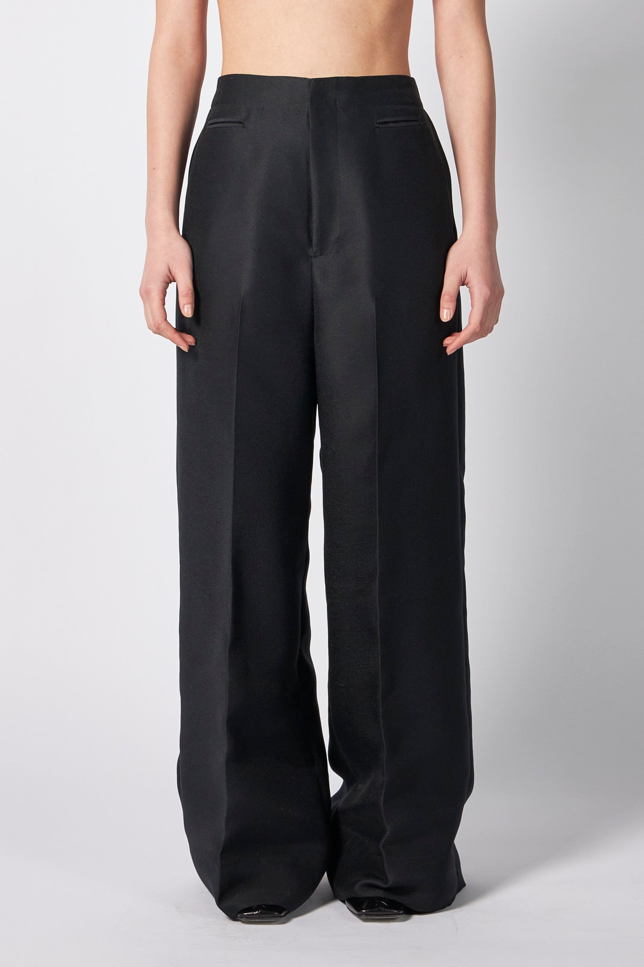 TWISTED BELTED PANTS – ATELIERMO