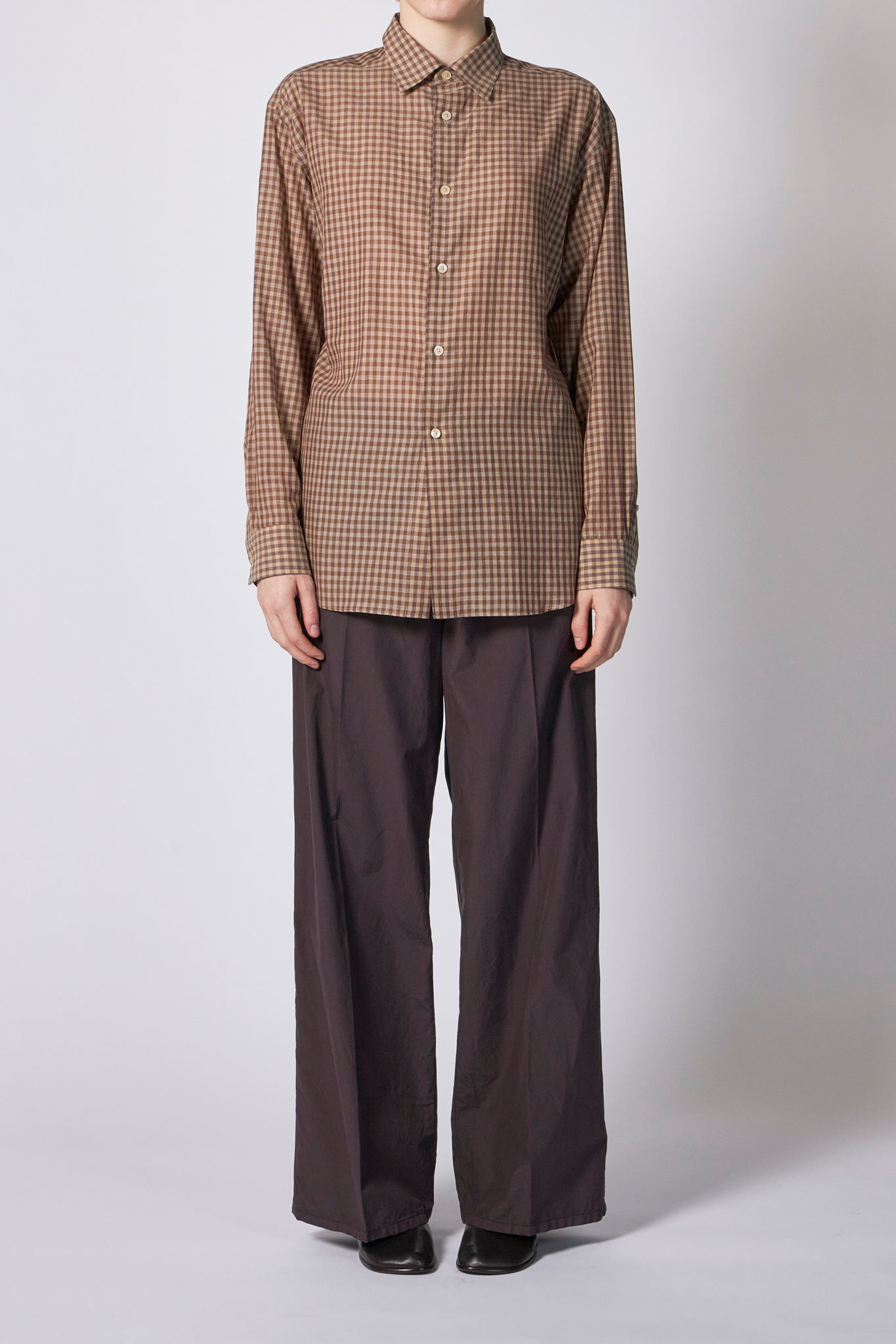 トップス AURALEE AIRY LIGHT COTTON CHECK SHIRT AIRY LIGHT COTTON CHECK SHIRT – ATELIERMO