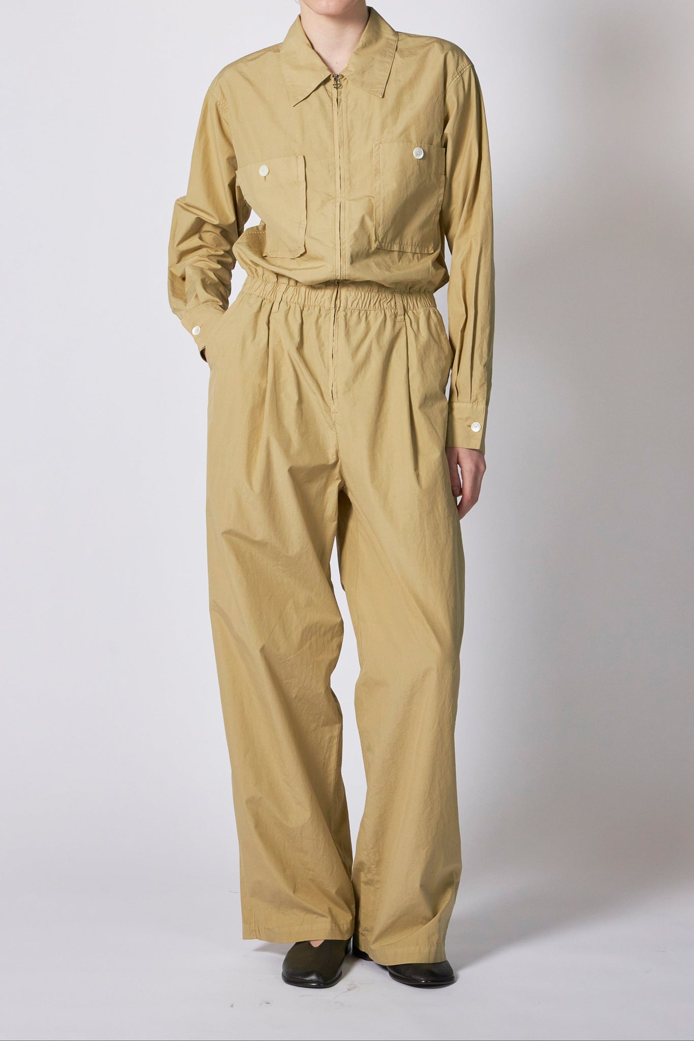 GARMENT-DYED FINX SHUTTLE WEATHER JUMPSUIT – ATELIERMO