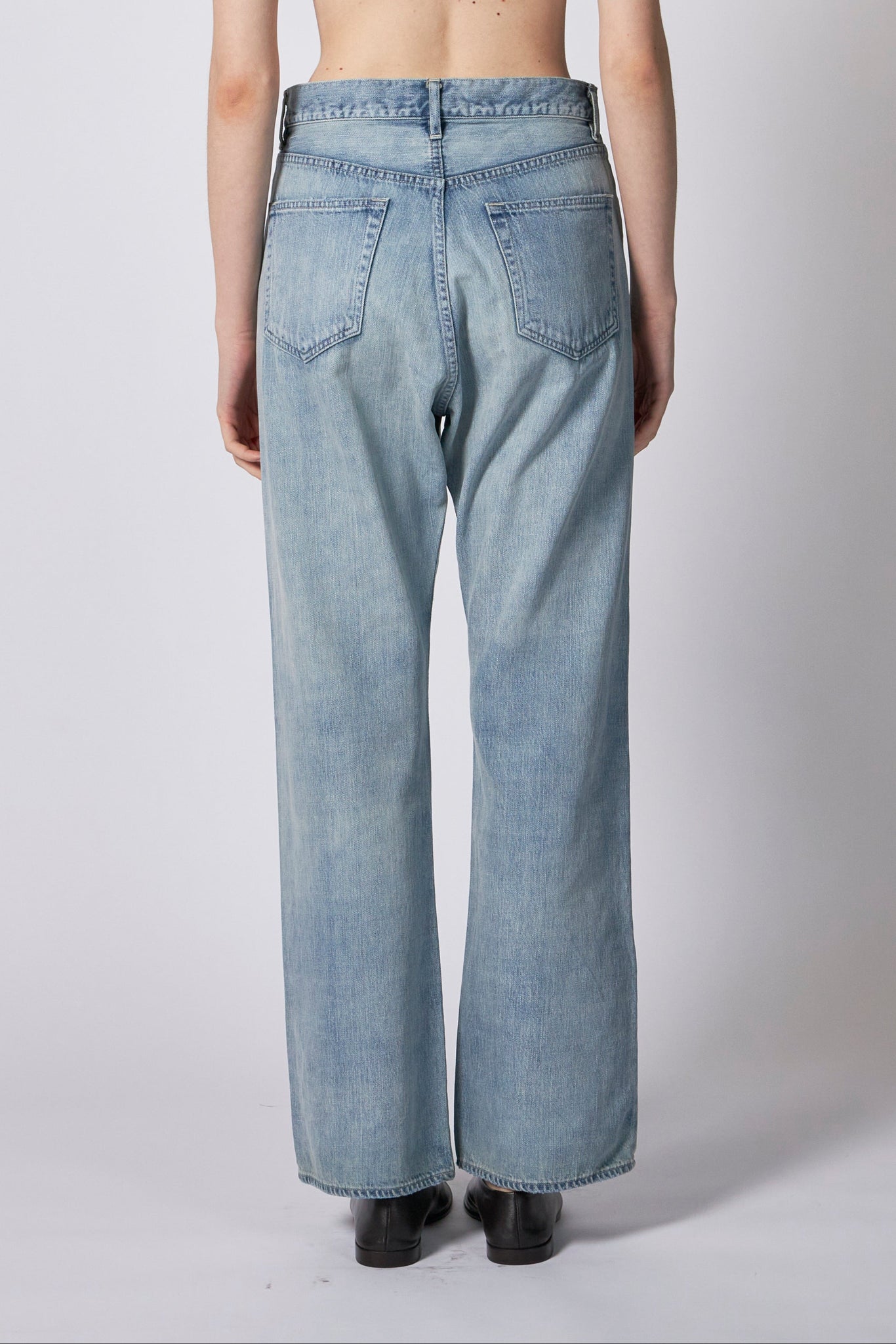 FADED SELVEDGE LIGHT DENIM PANTS – ATELIERMO
