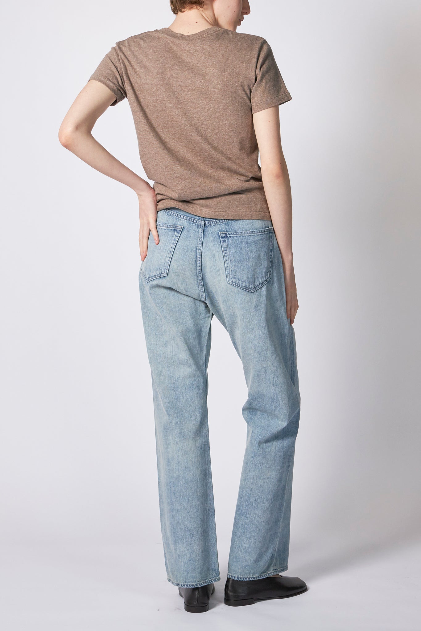 FADED SELVEDGE LIGHT DENIM PANTS – ATELIERMO