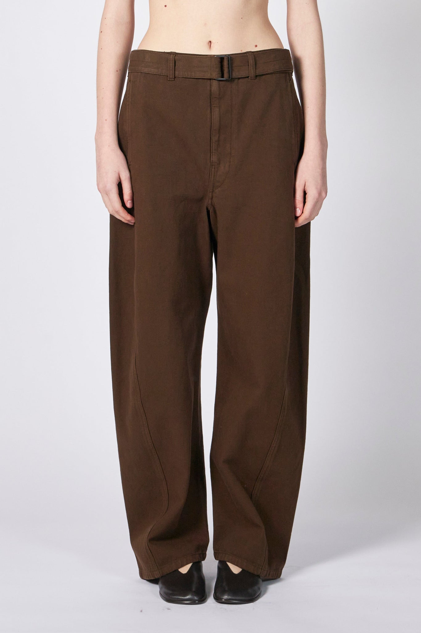 TWISTED BELTED PANTS – ATELIERMO