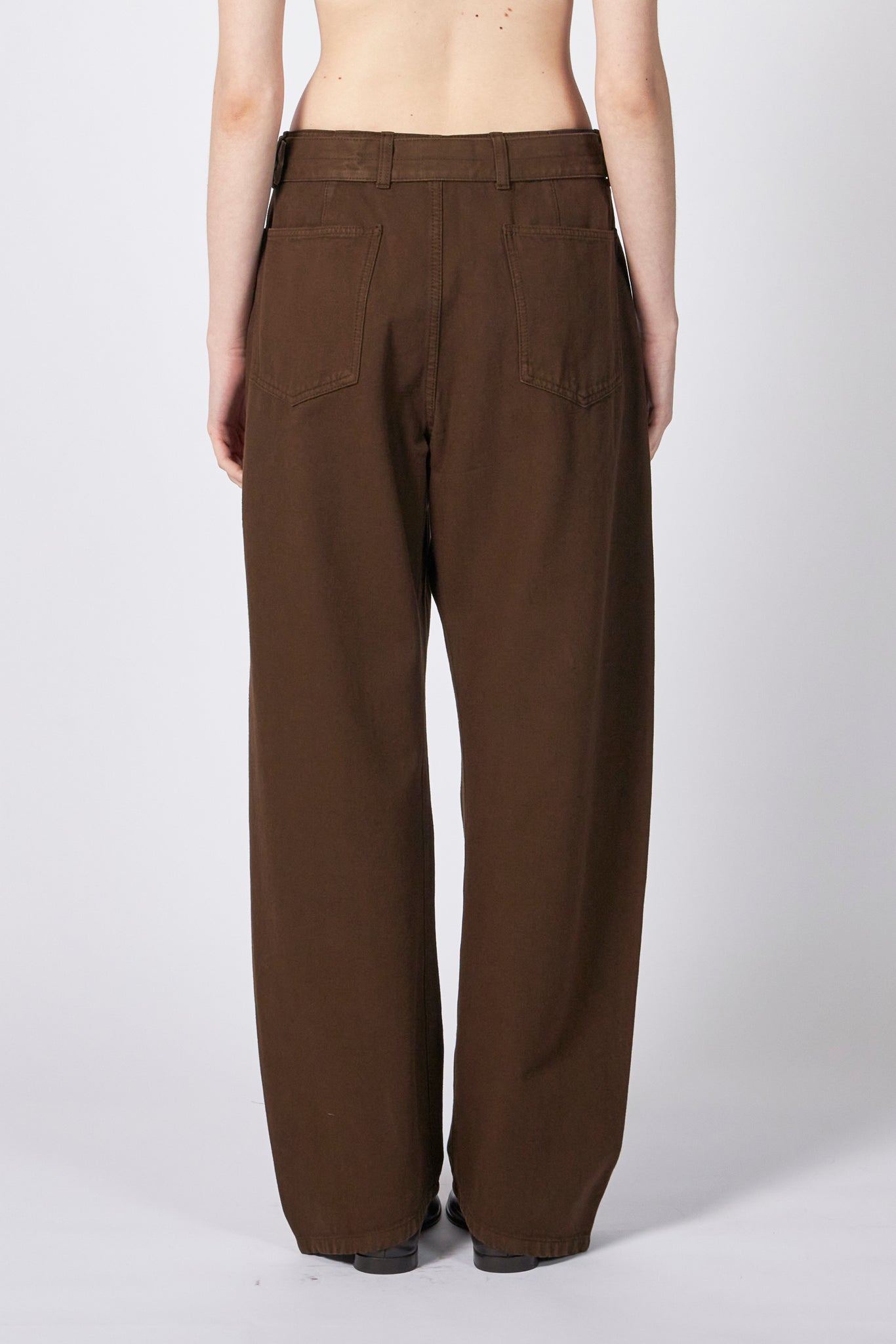 TWISTED BELTED PANTS – ATELIERMO